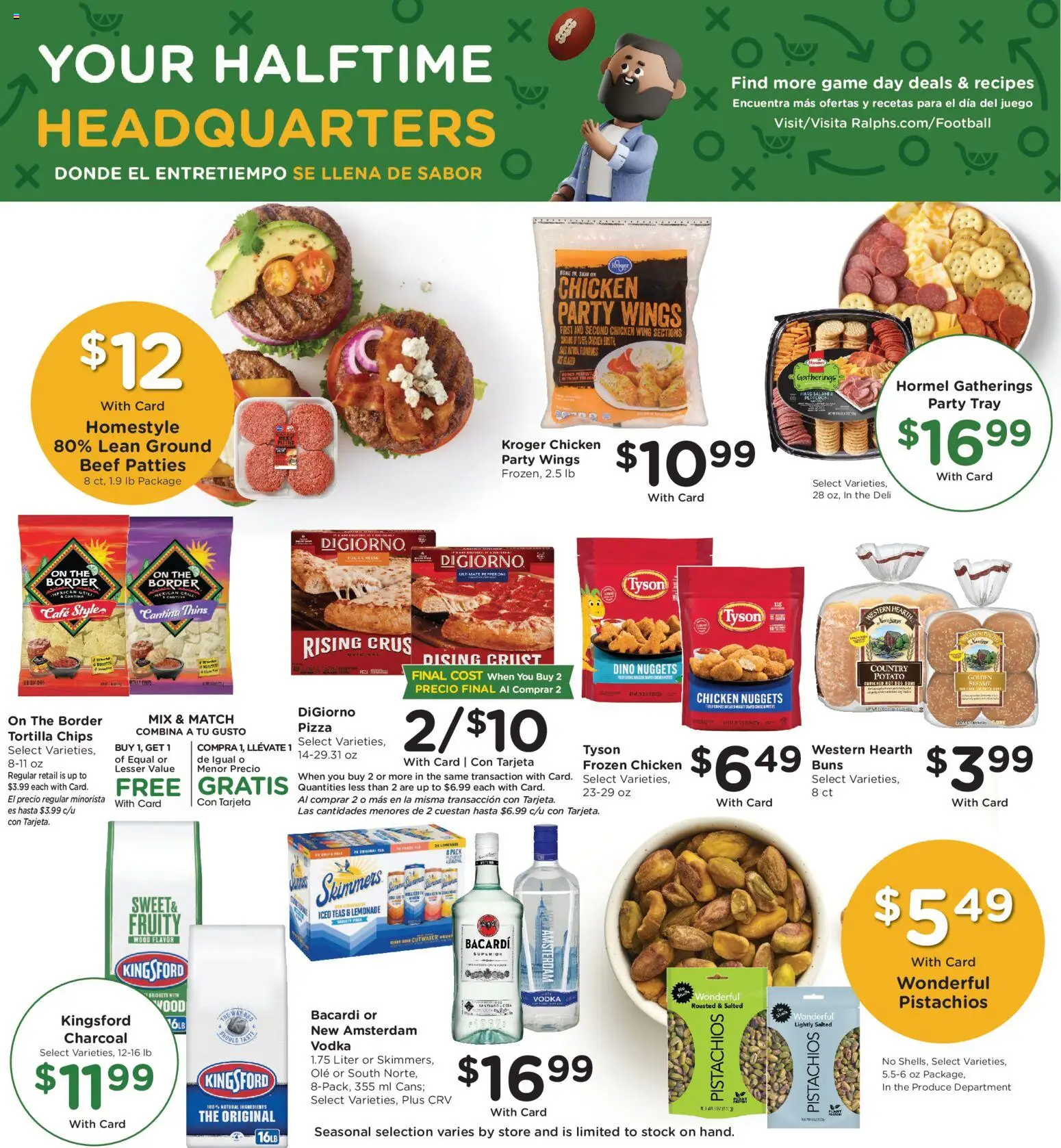 Ralphs Black Friday - valid from 12.11.2025 | Page: 9 | Products: Pizza, Beef, Chips, Vodka