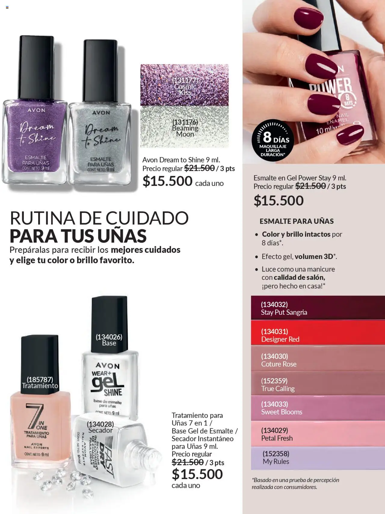 Avon revista - valida desde el 12.09.2025 | Página: 38 | Productos: Brillo, Maquillaje