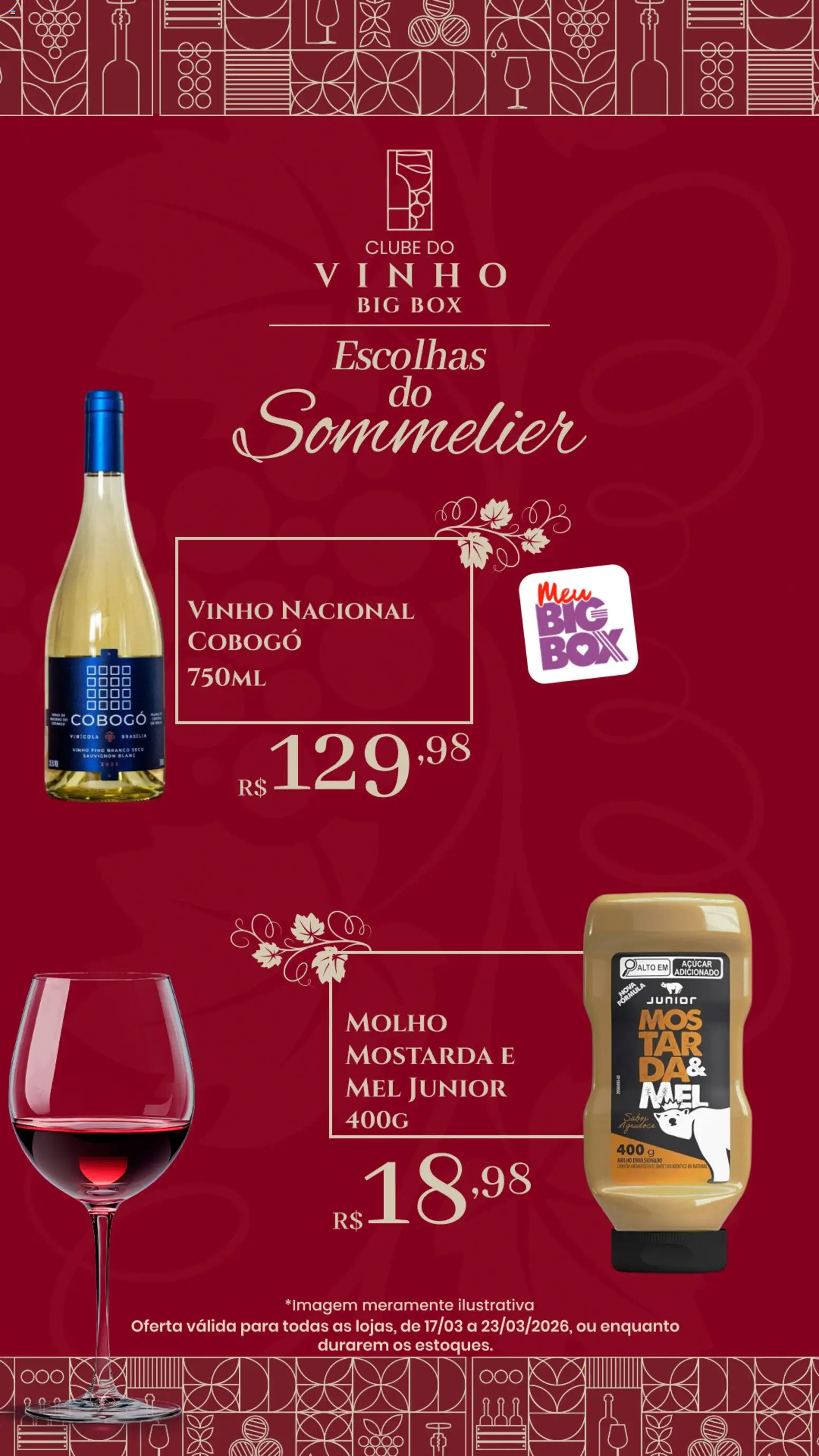 Big Box Folheto - válido de 17.03.2026 | Página: 4 | Produtos: Vinho, Mel, Açúcar