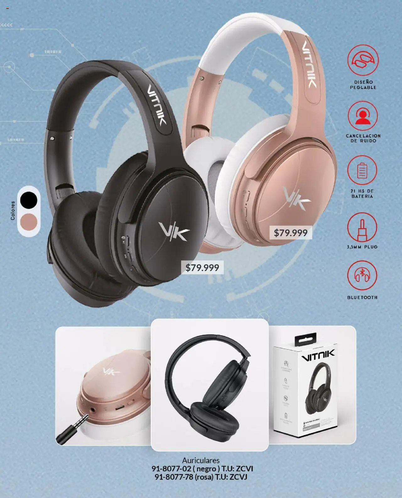 Vitnik catálogo Accesorios │ válido desde el 08.08.2025 | Página: 4 | Productos: Auriculares, Batería