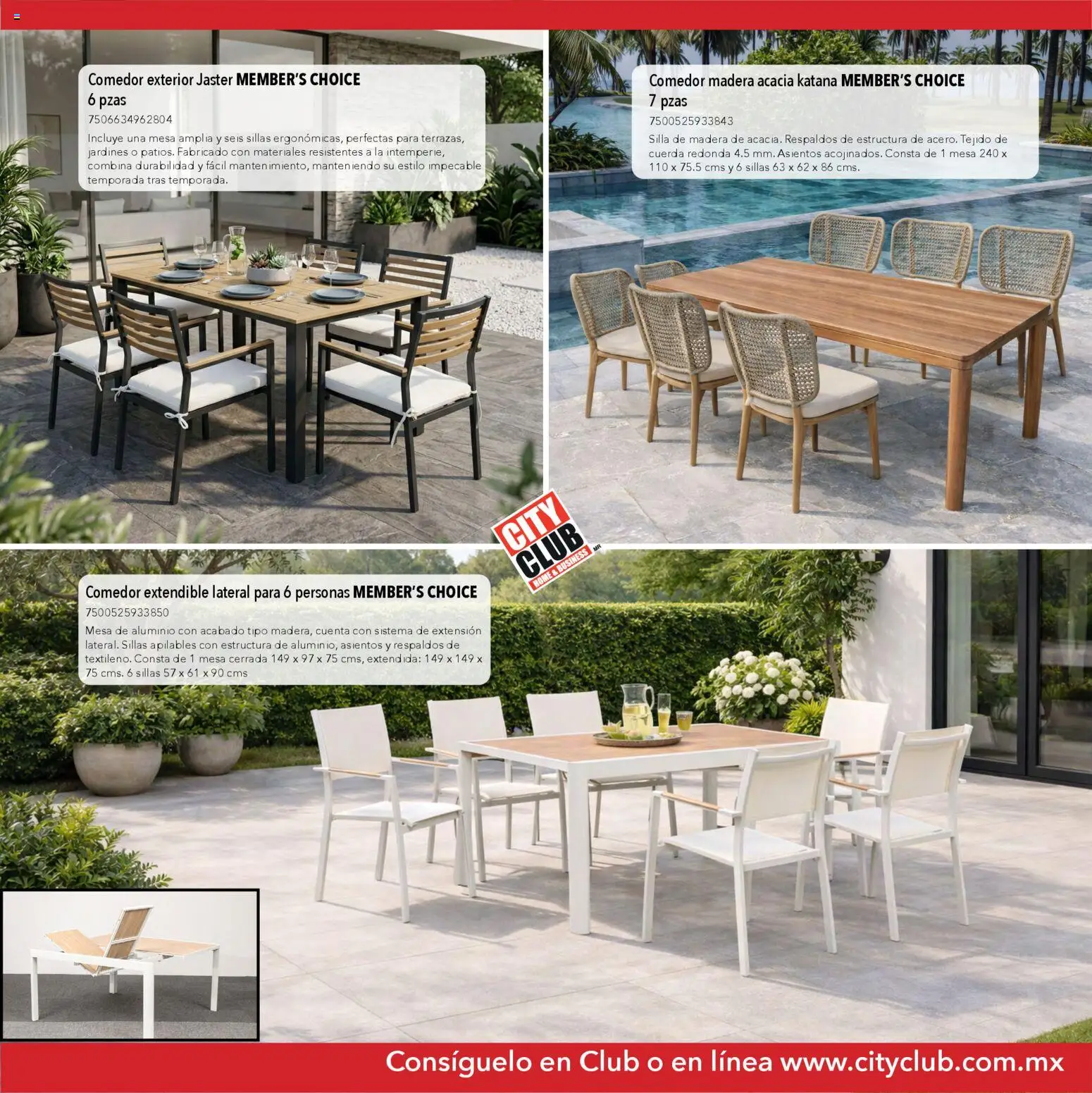 Nuevas ofertas de City Club válidas en toda la República Mexicana desde el 13.03.2026. ¡Encuentra las mejores ofertas en City Club Catálogo de muebles! | Página: 4