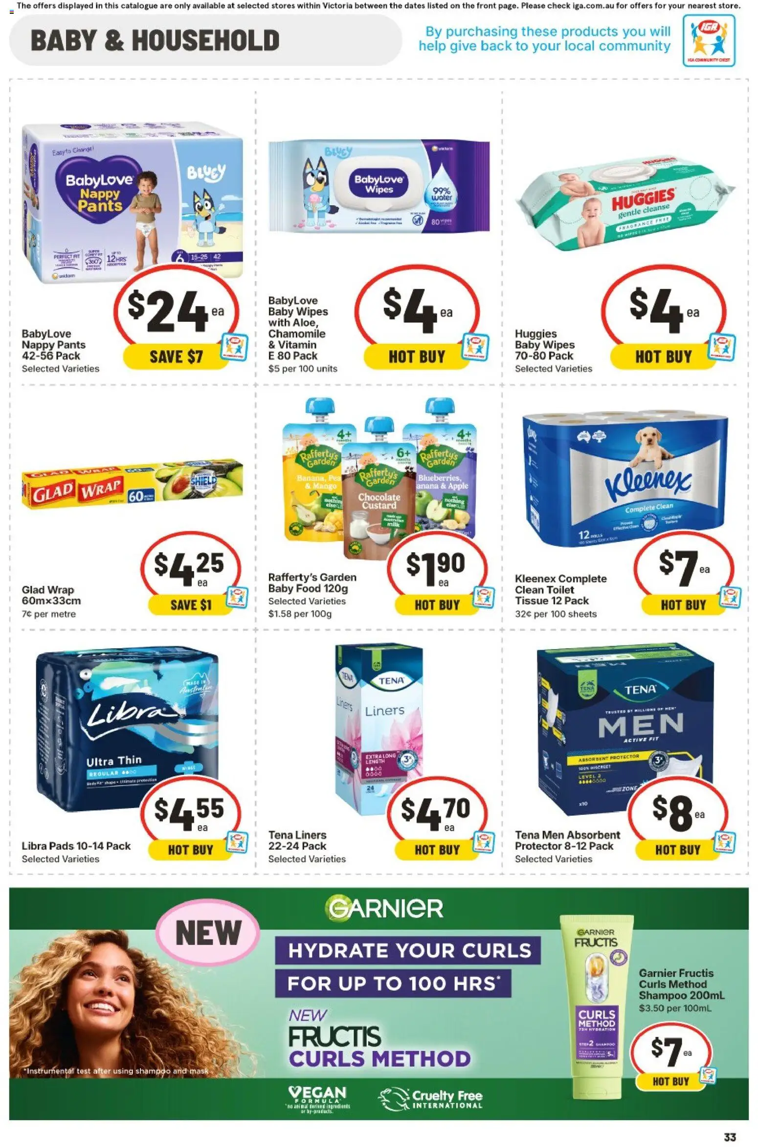 IGA catalogue - valid from 11.03.2026 | Page: 32 | Products: Toilet, Mask, Water, Mango