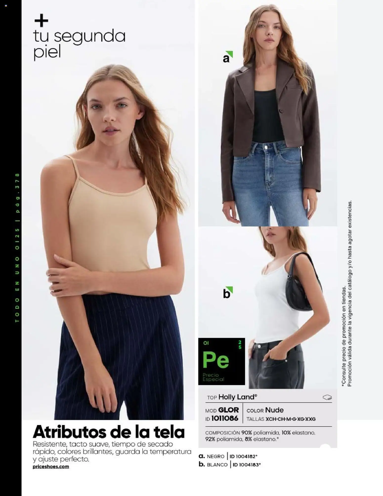 Nuevas ofertas de Price Shoes válidas en toda la República Mexicana desde el 27.10.2025. ¡Encuentra las mejores ofertas en Price Shoes catálogo Todo en uno! | Página: 378 | Productos: Top