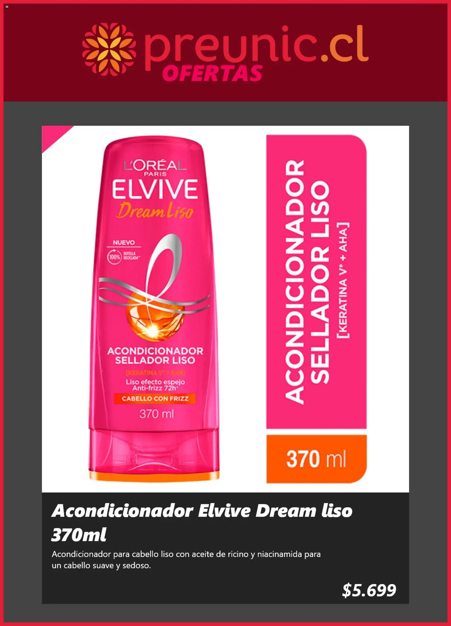 Preunic ofertas  │ válido desde el 08.04.2026 | Página: 6 | Productos: Espejo, Acondicionador, Aceite