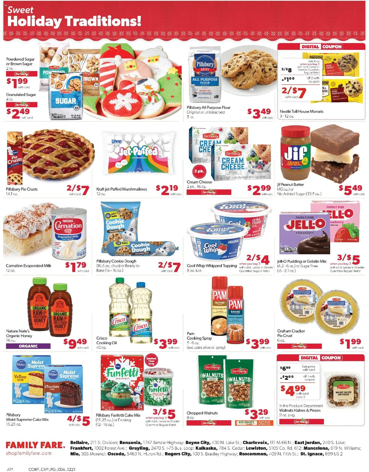 Family Fare Weekly Ad - MI - valid from 19.12.2025 | Page: 9 | Products: Milk, Butter, Cheese, Chocolate Chip