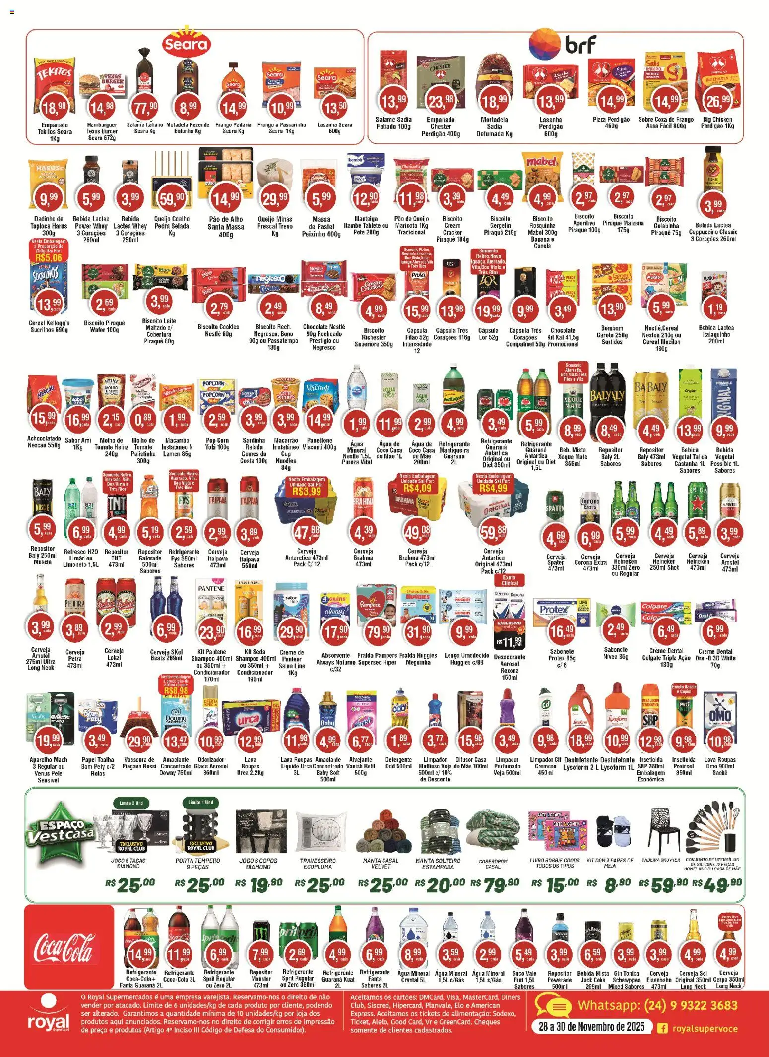Royal Supermercados Folheto - válido de 28.11.2025 | Página: 2 | Produtos: Alho, Condicionador, Queijo, Suco