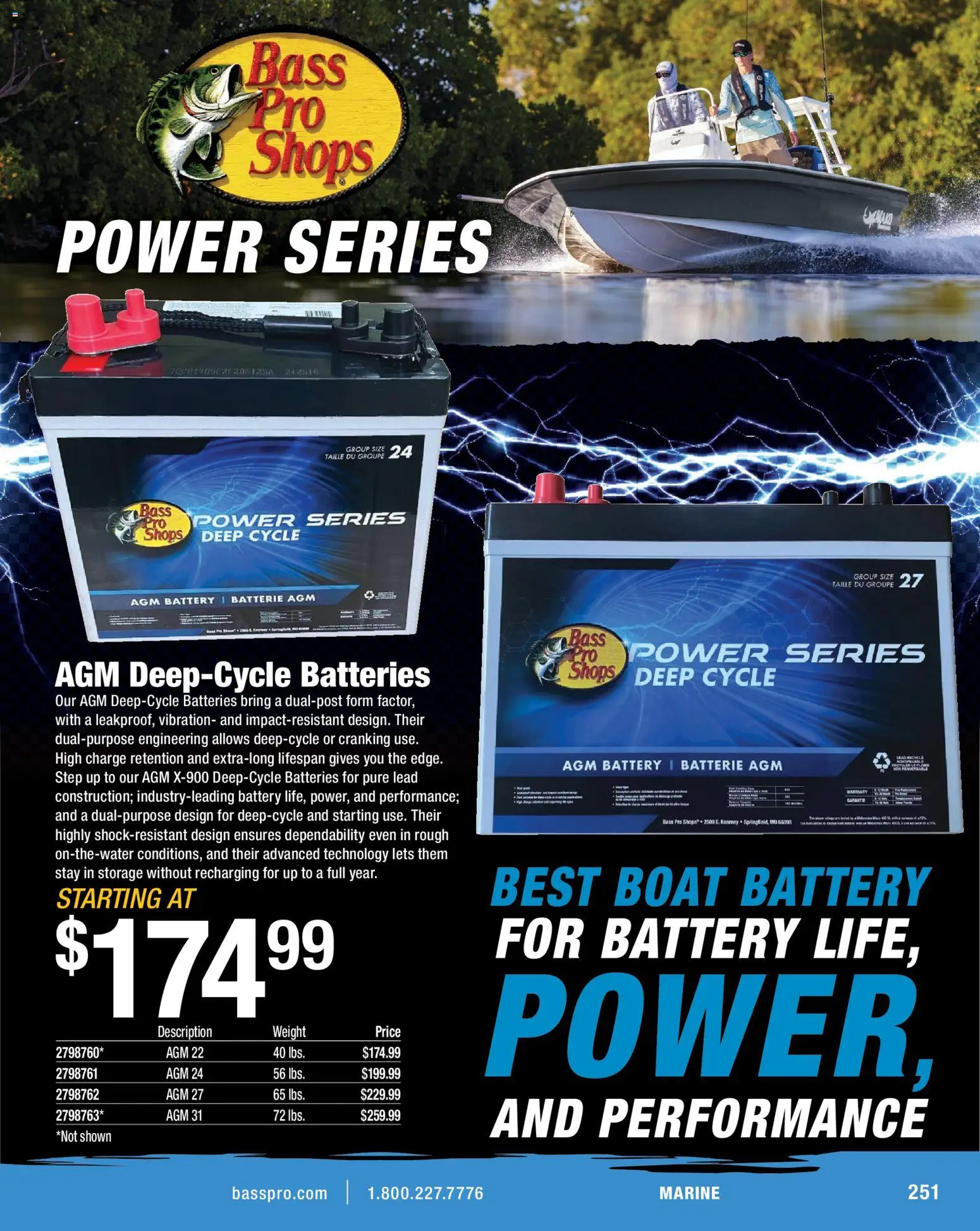 Cabela's Saltwater Specialist 26 - valid from 15.12.2025 | Page: 251 | Products: Battery