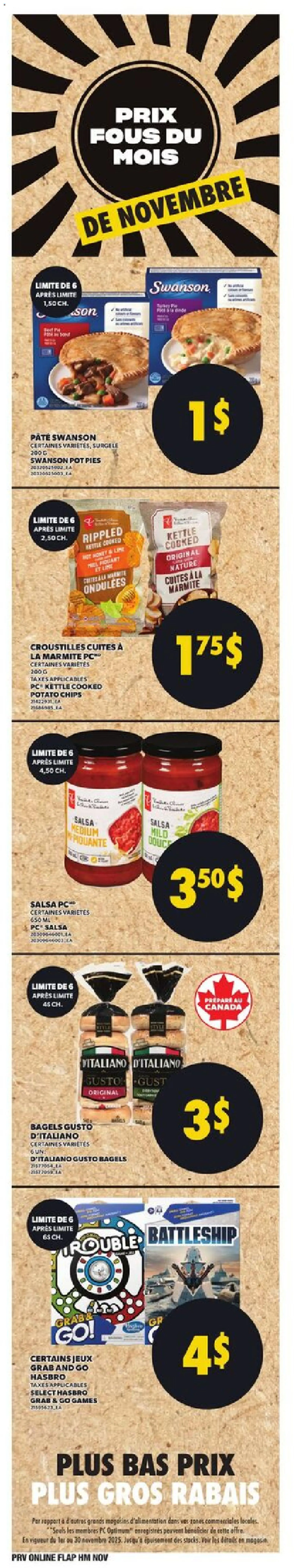 Provigo flyer valid from 13.11.2025 | Page: 6 | Products: Chips, PC, Kettle