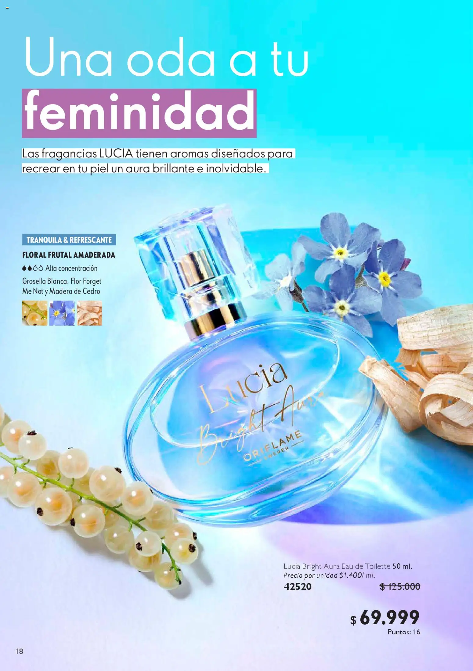 Oriflame revista - valida desde el 07.03.2026 | Página: 18 | Productos: Eau de toilette