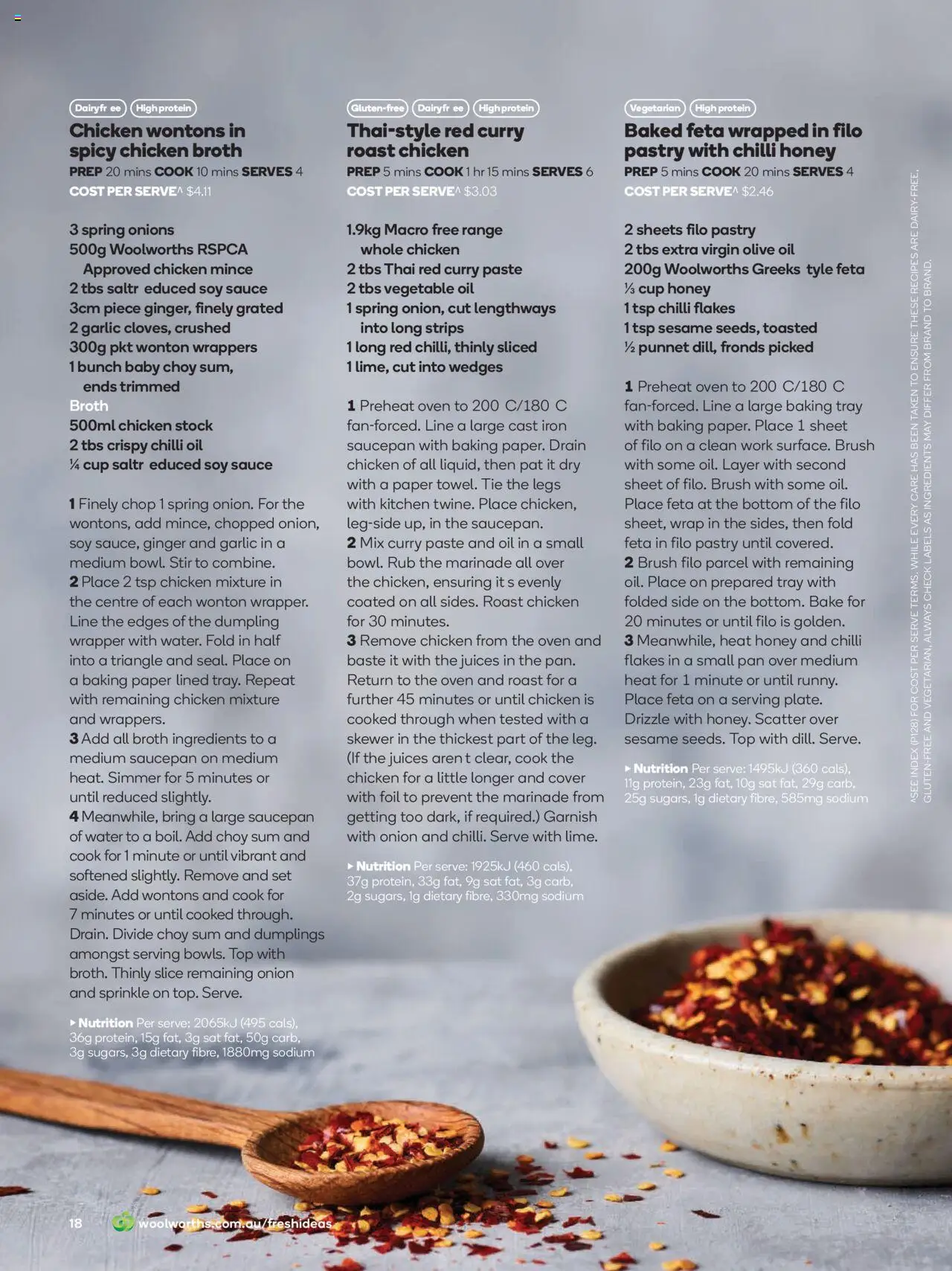 Woolworths catalogue - valid from 01.06.2025 | Page: 18 | Products: Chicken, Onions, Sauce, Chilli