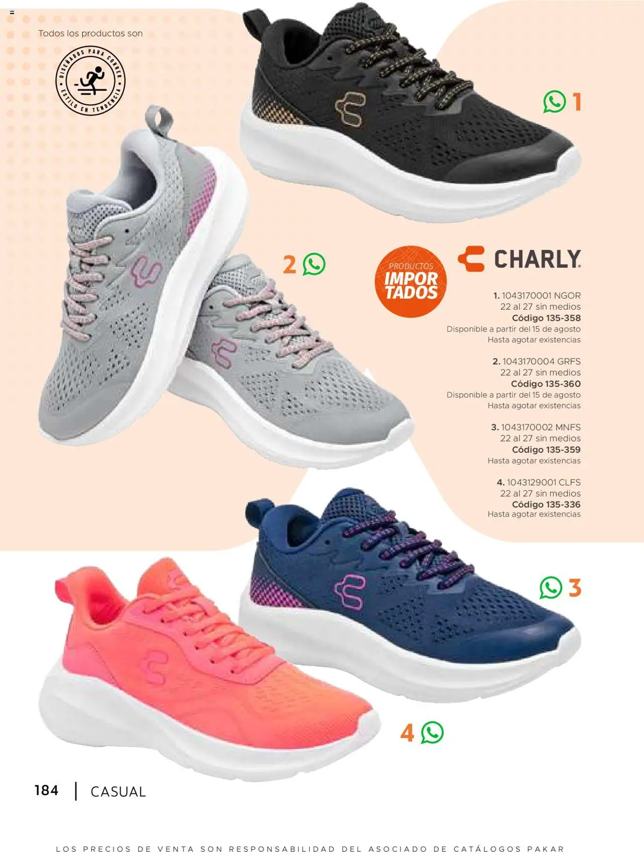 Nuevas ofertas de SC Pakar válidas en toda la República Mexicana desde el 24.07.2025. ¡Encuentra las mejores ofertas en SC Pakar - Catálogo Casual otoño / invierno! | Página: 184