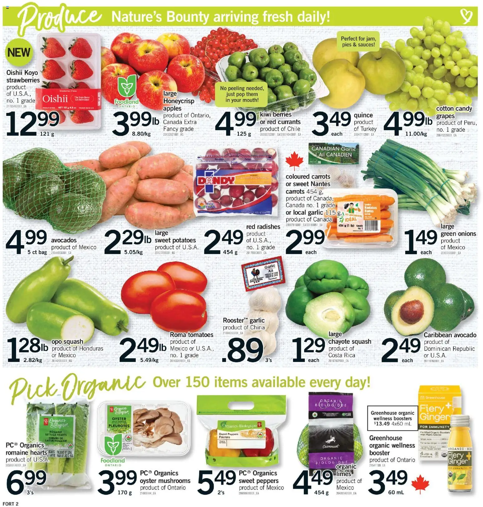 Fortinos flyer valid from 29.01.2026 | Page: 3 | Products: Turkey, Bag, Apples, Tomatoes