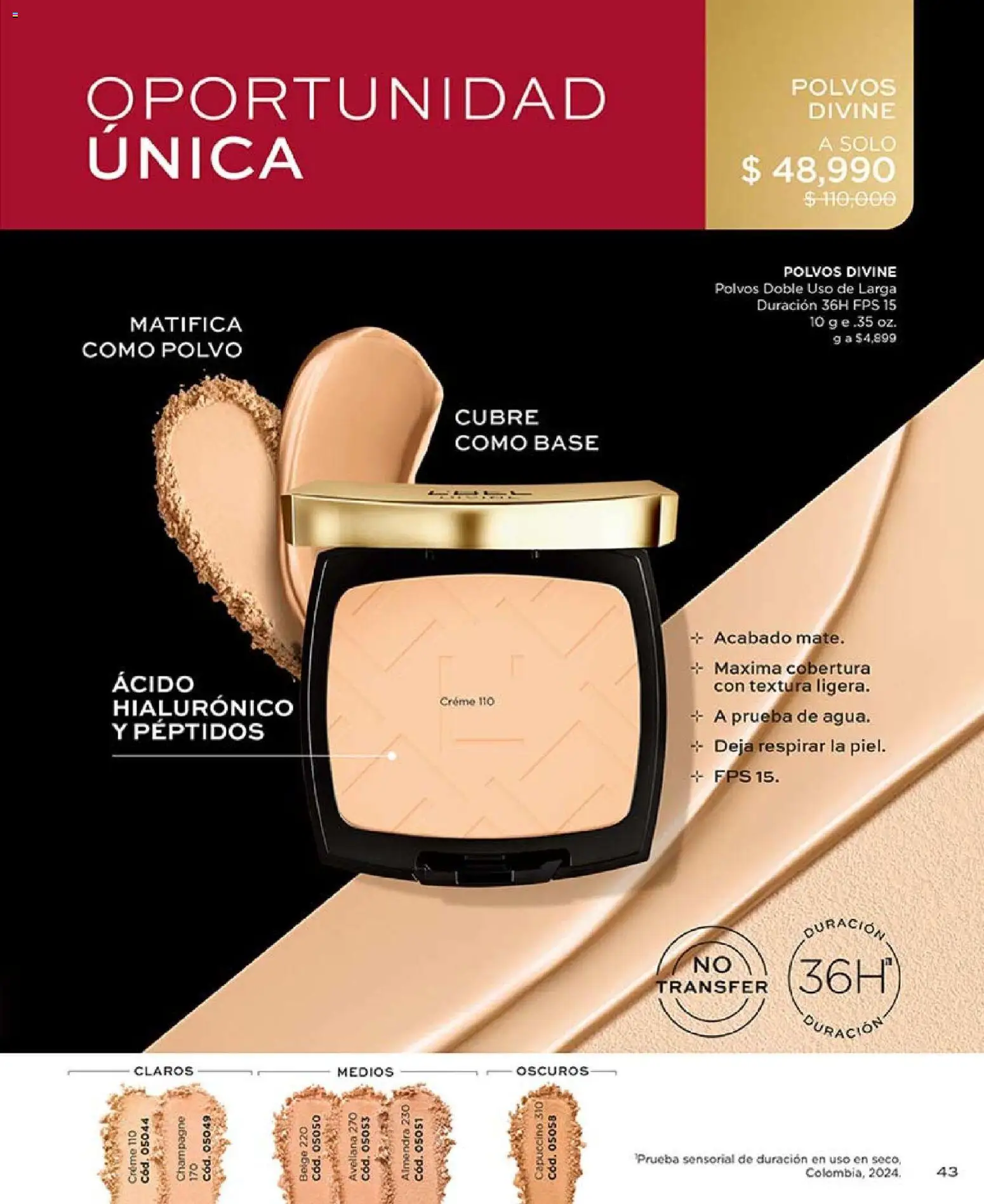 L'Bel revista - valida desde el 03.11.2025 | Página: 43 | Productos: Almendra, Polvo