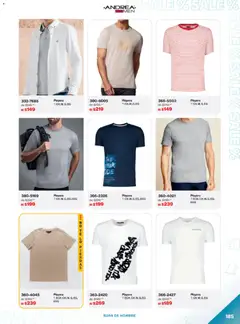Vista previa de Andrea catálogo Outlet, nuevo folleto de la tienda, válido en México a partir del 21.12.2025 | Página: 185 | Productos: Ropa, Playera