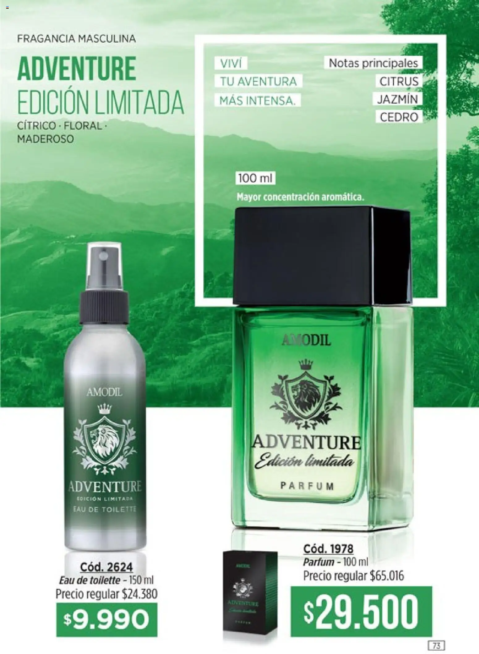 Catálogo Amodil Campaña 5 │ válido desde el 01.03.2026 | Página: 73 | Productos: Fragancia, Eau de toilette