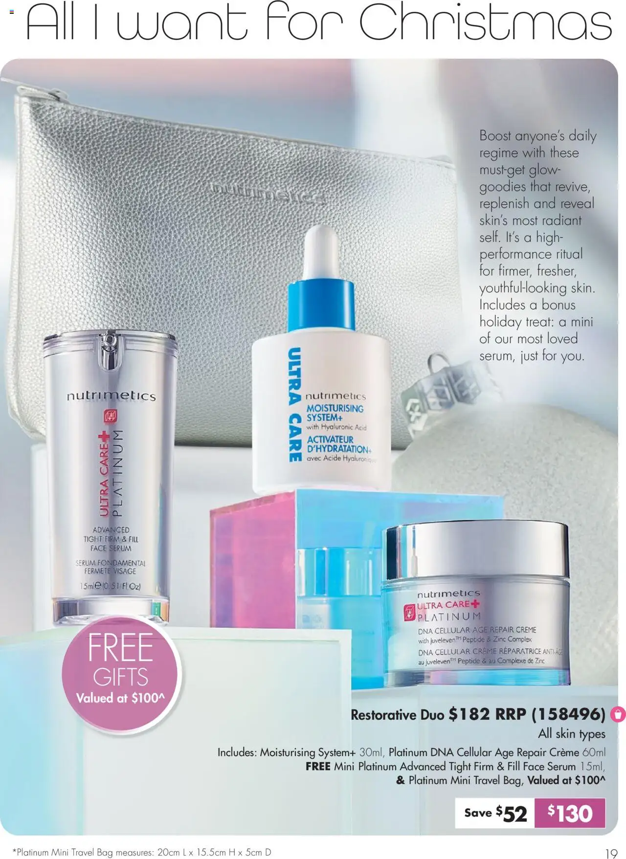 Nutrimetics catalogue - valid from 12.10.2025 | Page: 19 | Products: Travel bag, Bag, Zinc