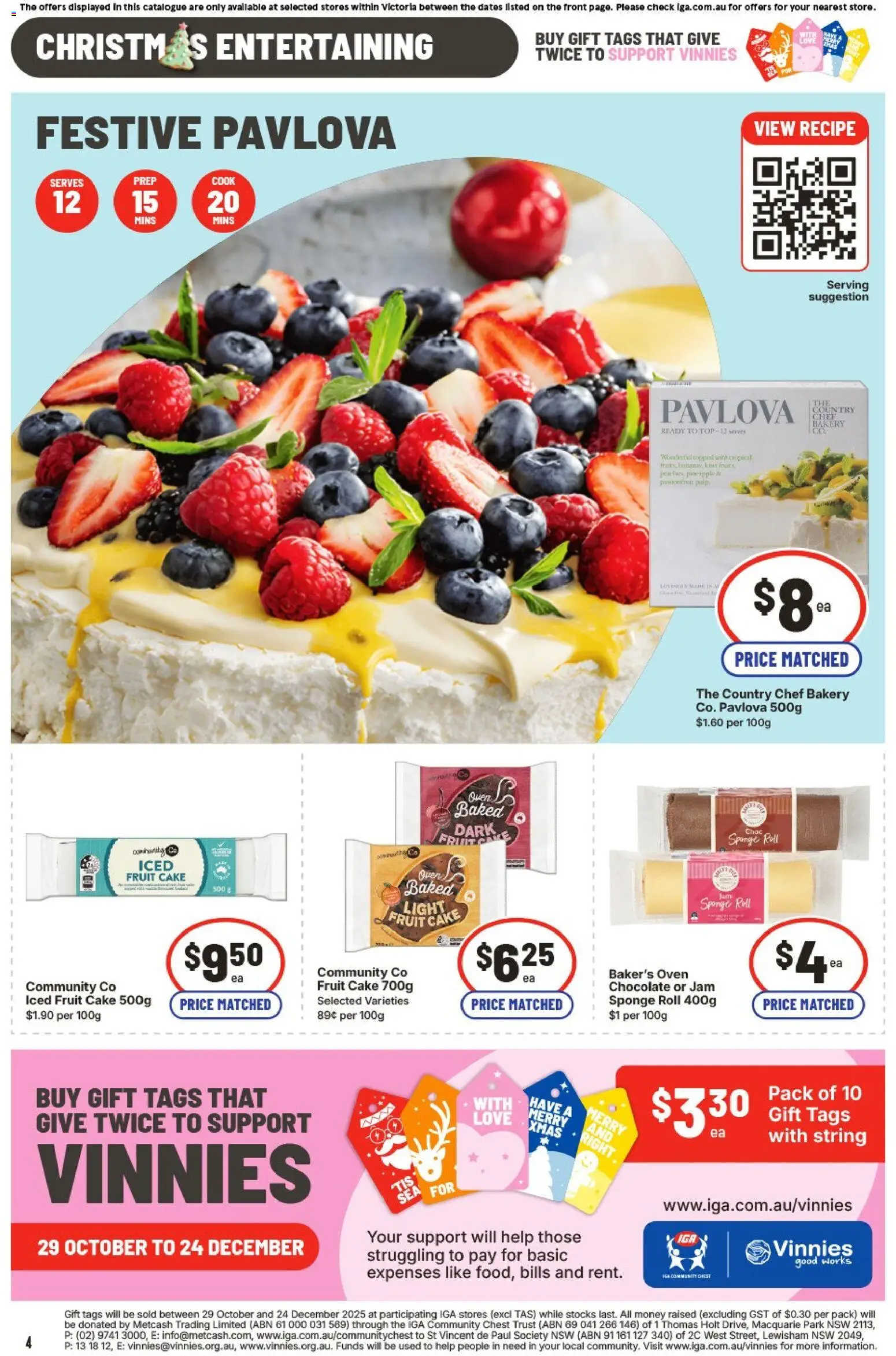 IGA catalogue - valid from 19.11.2025 | Page: 5 | Products: Light, Sponge, Oven, Bakery