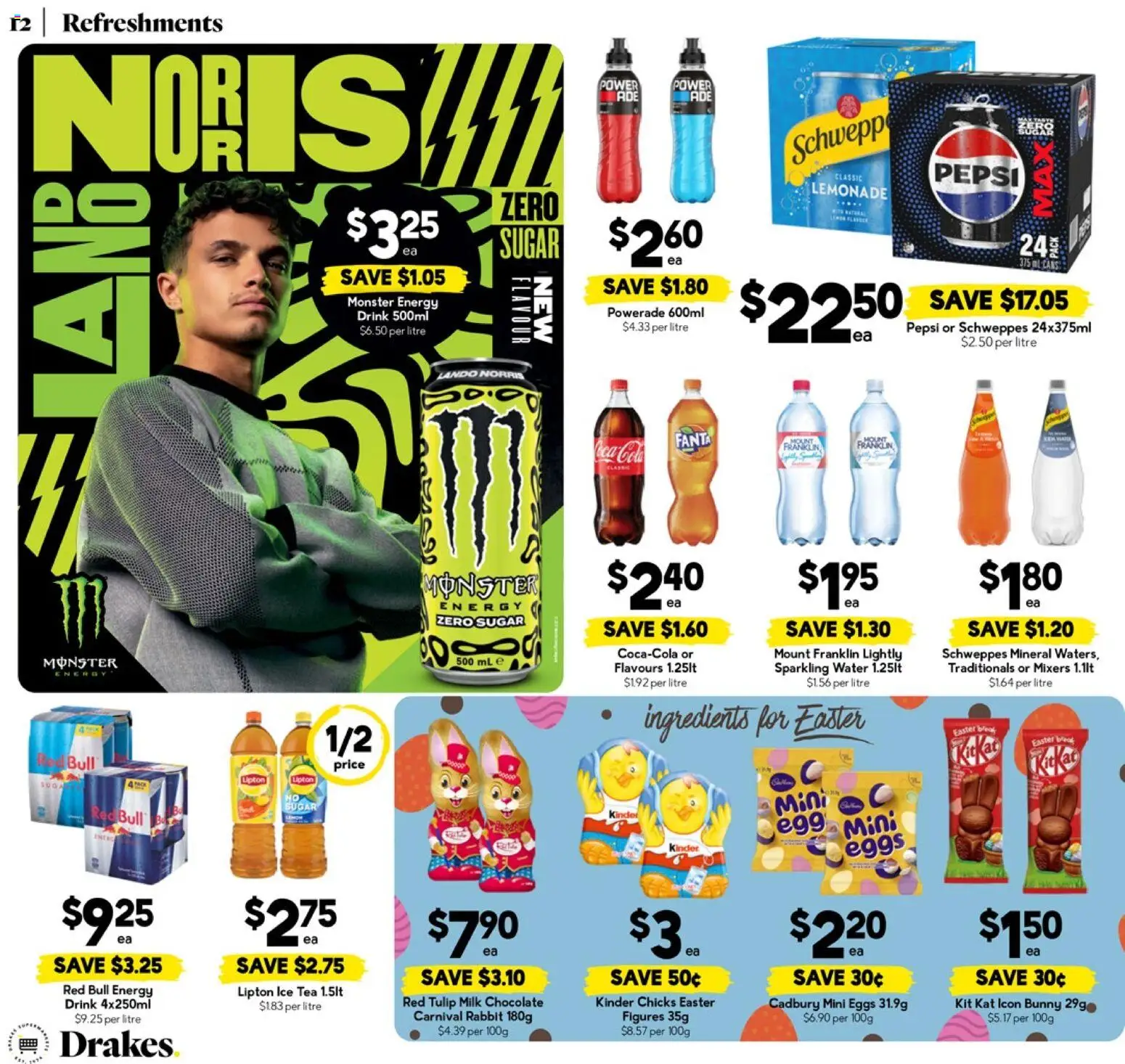 Drakes catalogue - valid from 28.01.2026 | Page: 12 | Products: Milk, Eggs, Chocolate, Coca Cola