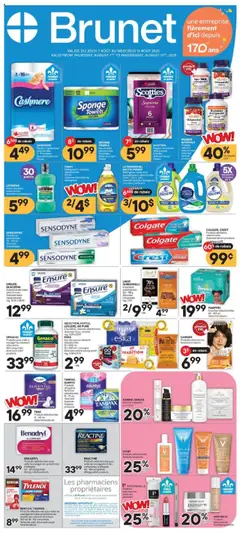Preview of Brunet weekly flyer / circulaire from shop Brunet valid from 07.08.2025