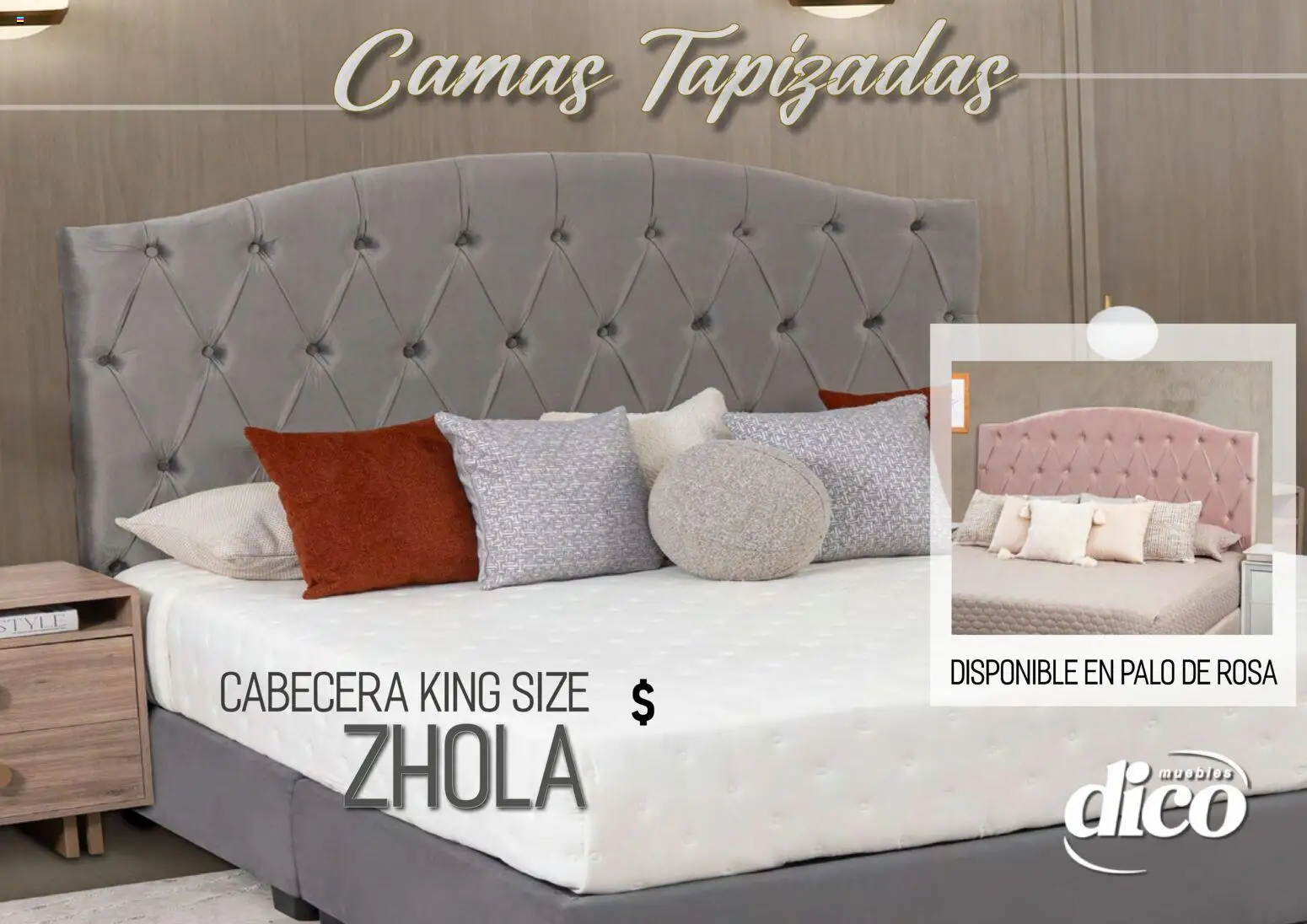 Nuevas ofertas de Muebles Dico válidas en toda la República Mexicana desde el 01.04.2026. ¡Encuentra las mejores ofertas en Muebles Dico catálogo Camas tapizadas ! | Página: 35