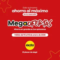 Éxito - Catálogo -  Vista previa de la revista de la tienda Éxito valido desde el 15.01.2026