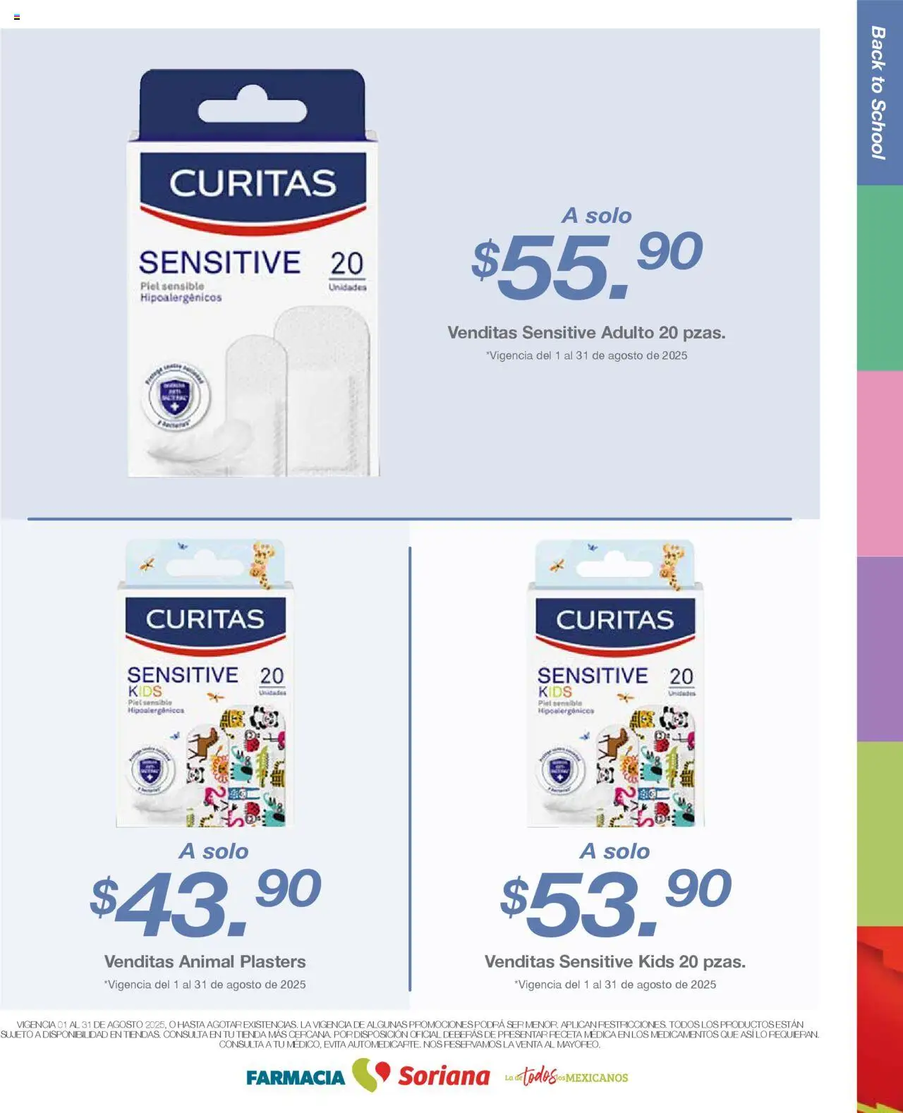 Nuevas ofertas de Soriana válidas en toda la República Mexicana desde el 01.08.2025. ¡Encuentra las mejores ofertas en Soriana - Folleto Farmacia Súper Nacional! | Página: 3