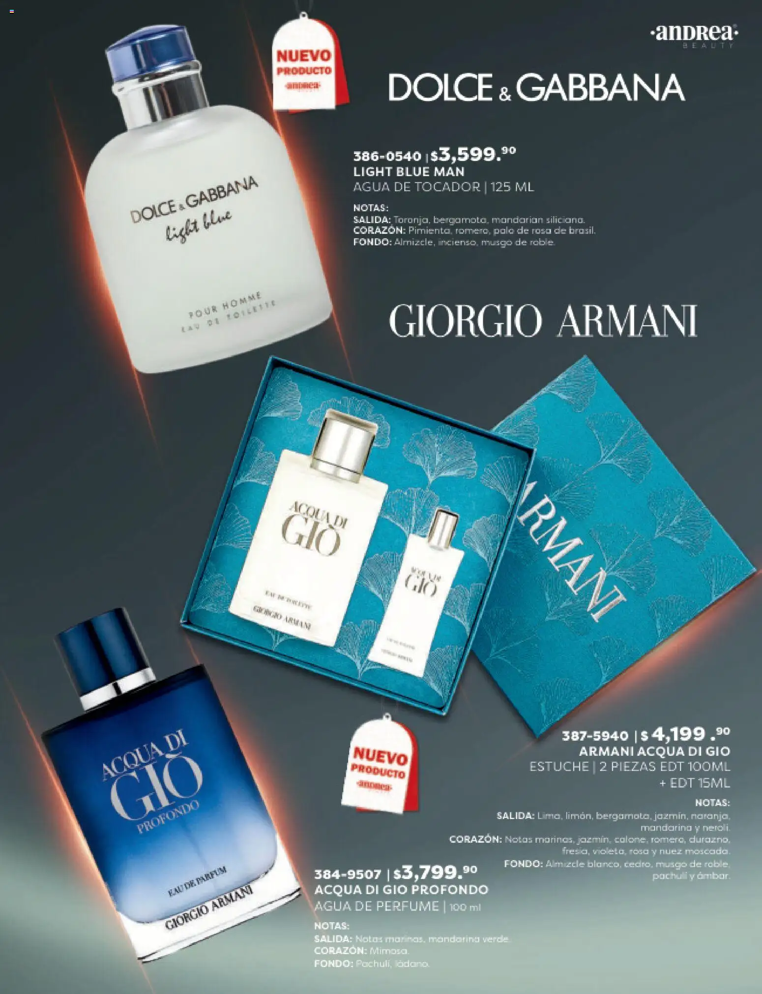 Nuevas ofertas de Andrea válidas en toda la República Mexicana desde el 31.10.2025. ¡Encuentra las mejores ofertas en Andrea catálogo Beauty! | Página: 73 | Productos: Agua, Estuche, Nuez, Perfume