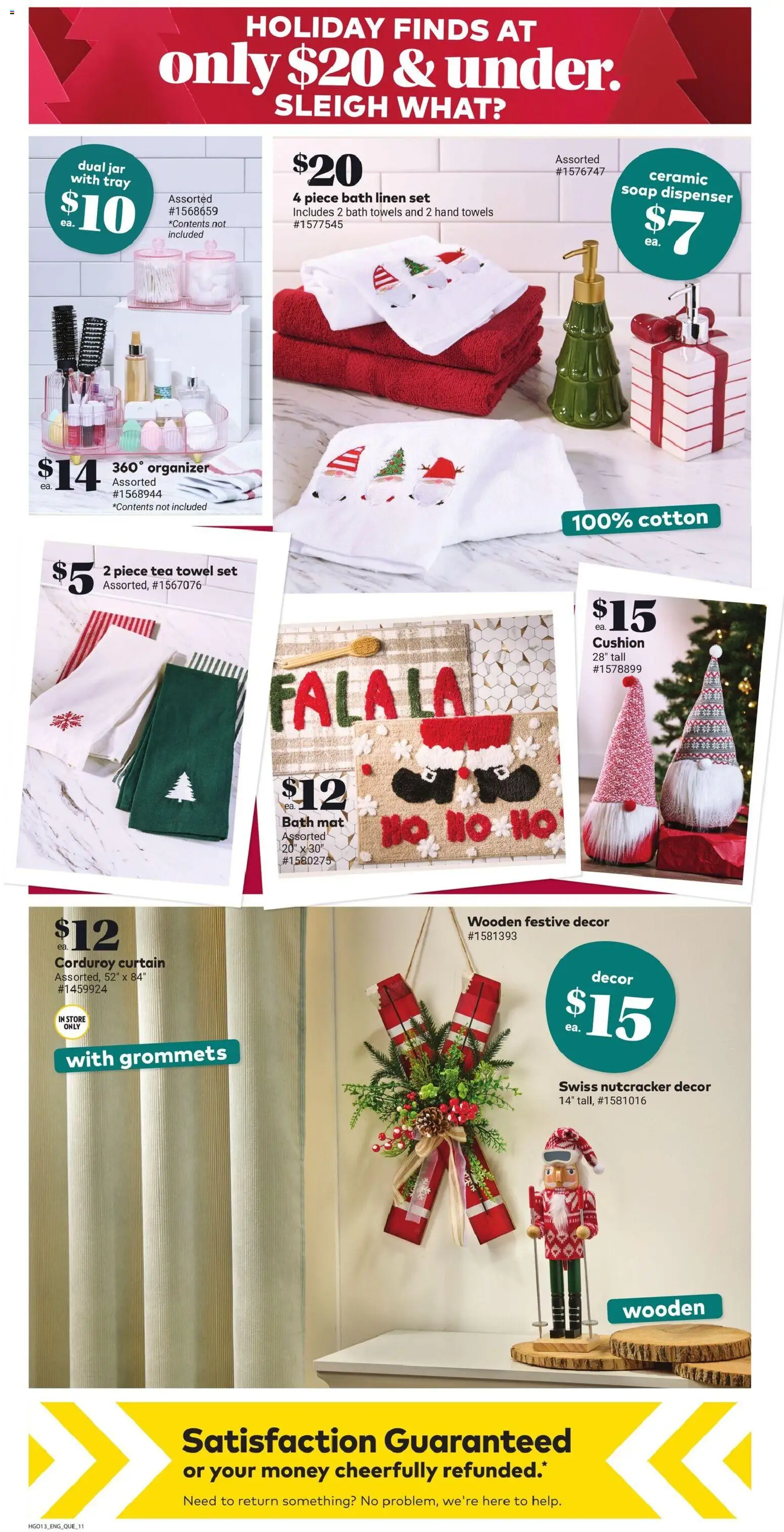 Giant Tiger flyer valid from 29.10.2025 | Page: 15 | Products: Tea, Soap, Bath