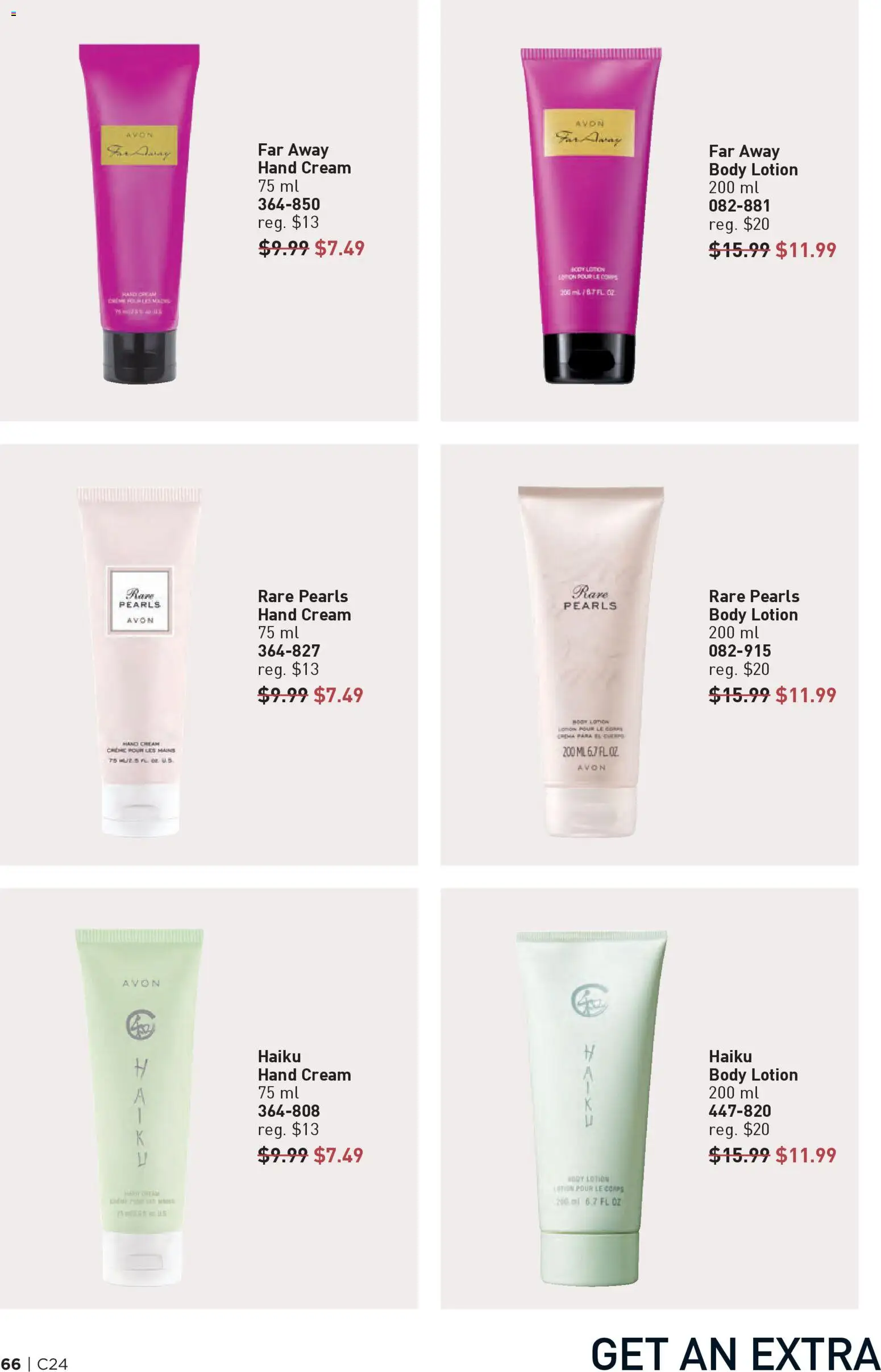 Avon flyer valid from 20.11.2025 | Page: 66 | Products: Cream, Body lotion, Hand cream