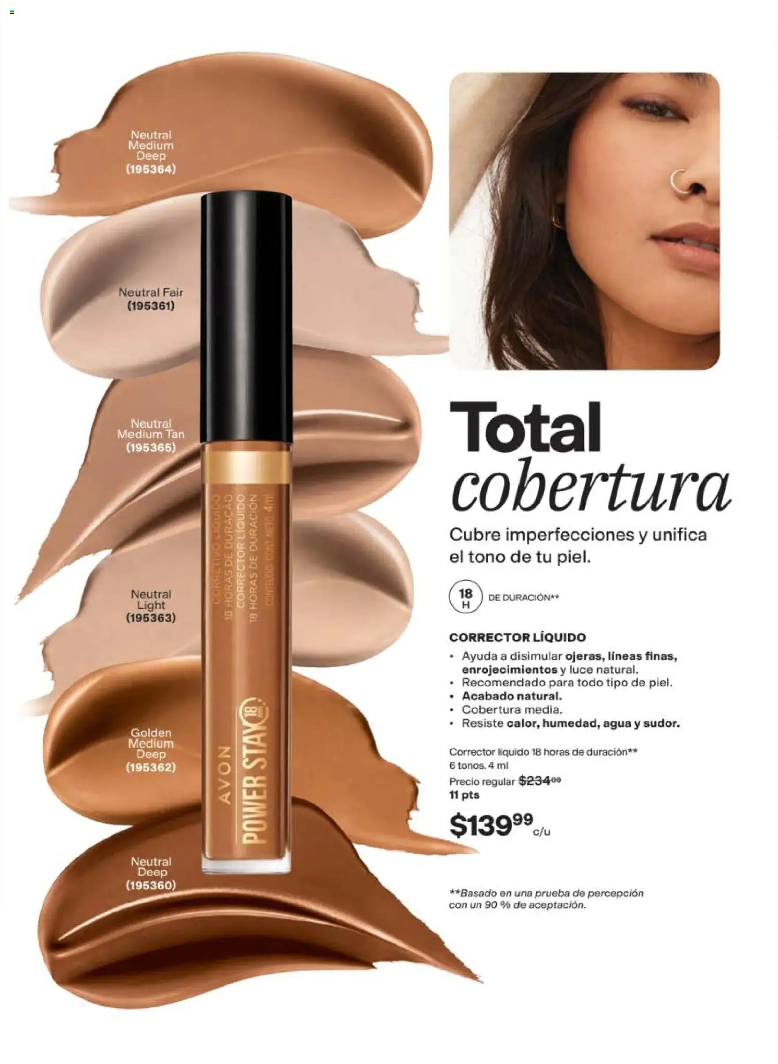 Nuevas ofertas de AVON válidas en toda la República Mexicana desde el 08.05.2026. ¡Encuentra las mejores ofertas en AVON campaña 8 2026! | Página: 78 | Productos: Agua, Corrector