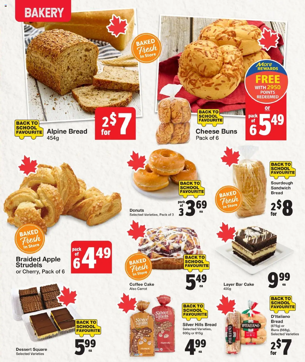 Quality Foods flyer valid from 11.09.2025 | Page: 8 | Products: Carrot, Bakery, Cheese, Bread