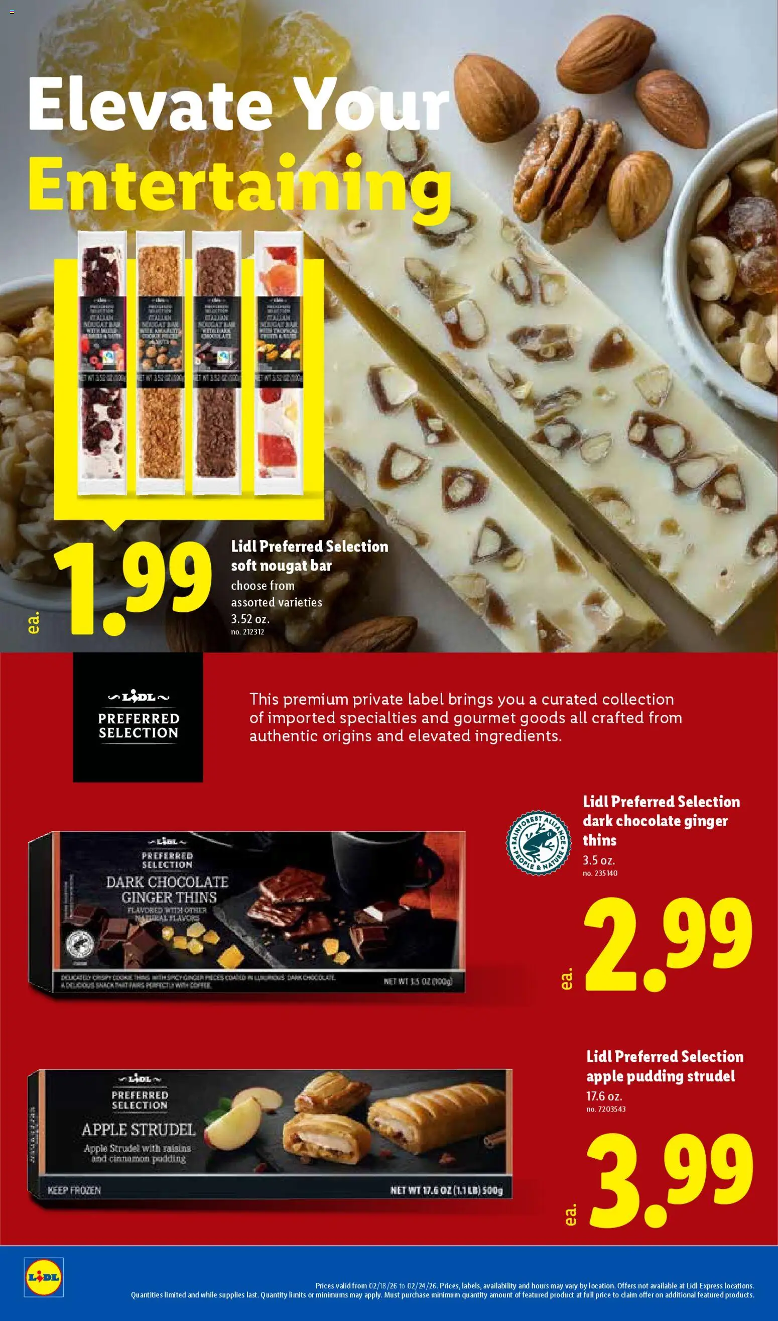 Lidl Weekly Ad - valid from 18.02.2026 | Page: 14 | Products: Ginger, Chocolate, Raisins