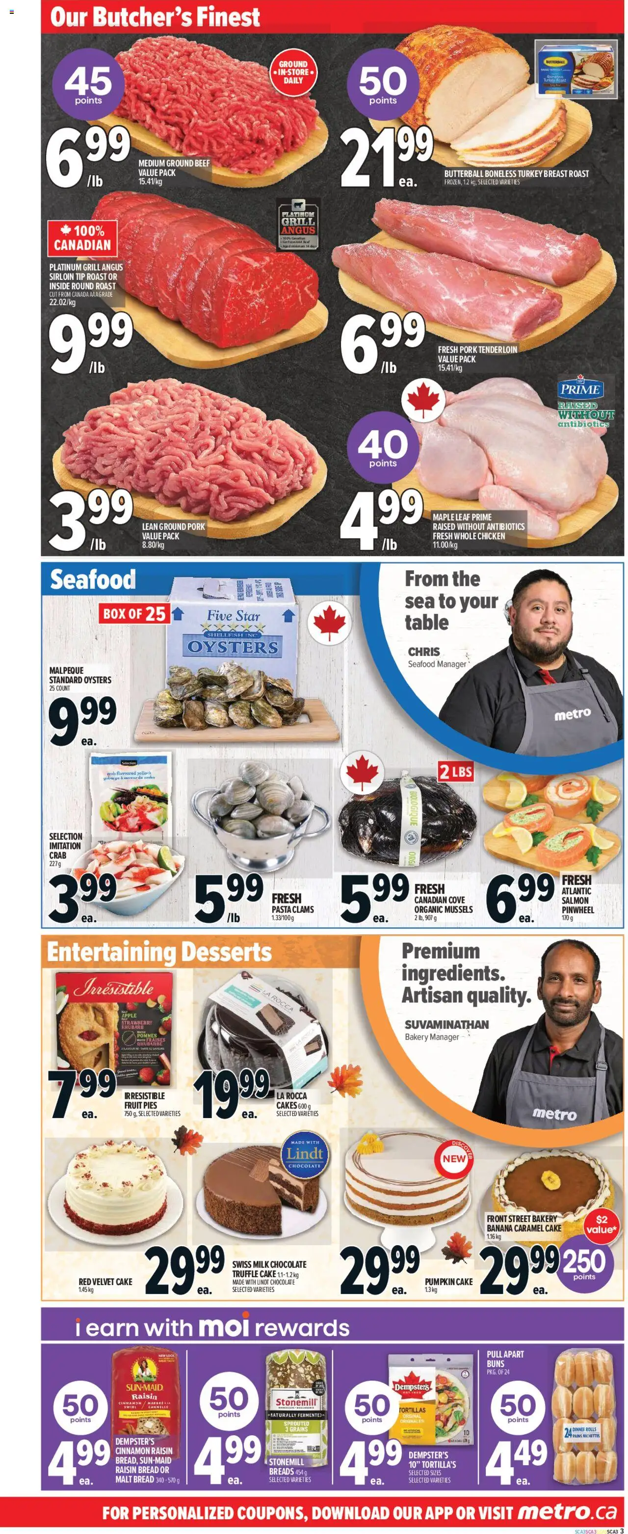 Metro flyer valid from 09.10.2025 | Page: 9 | Products: Grill, Table, Box, Chicken