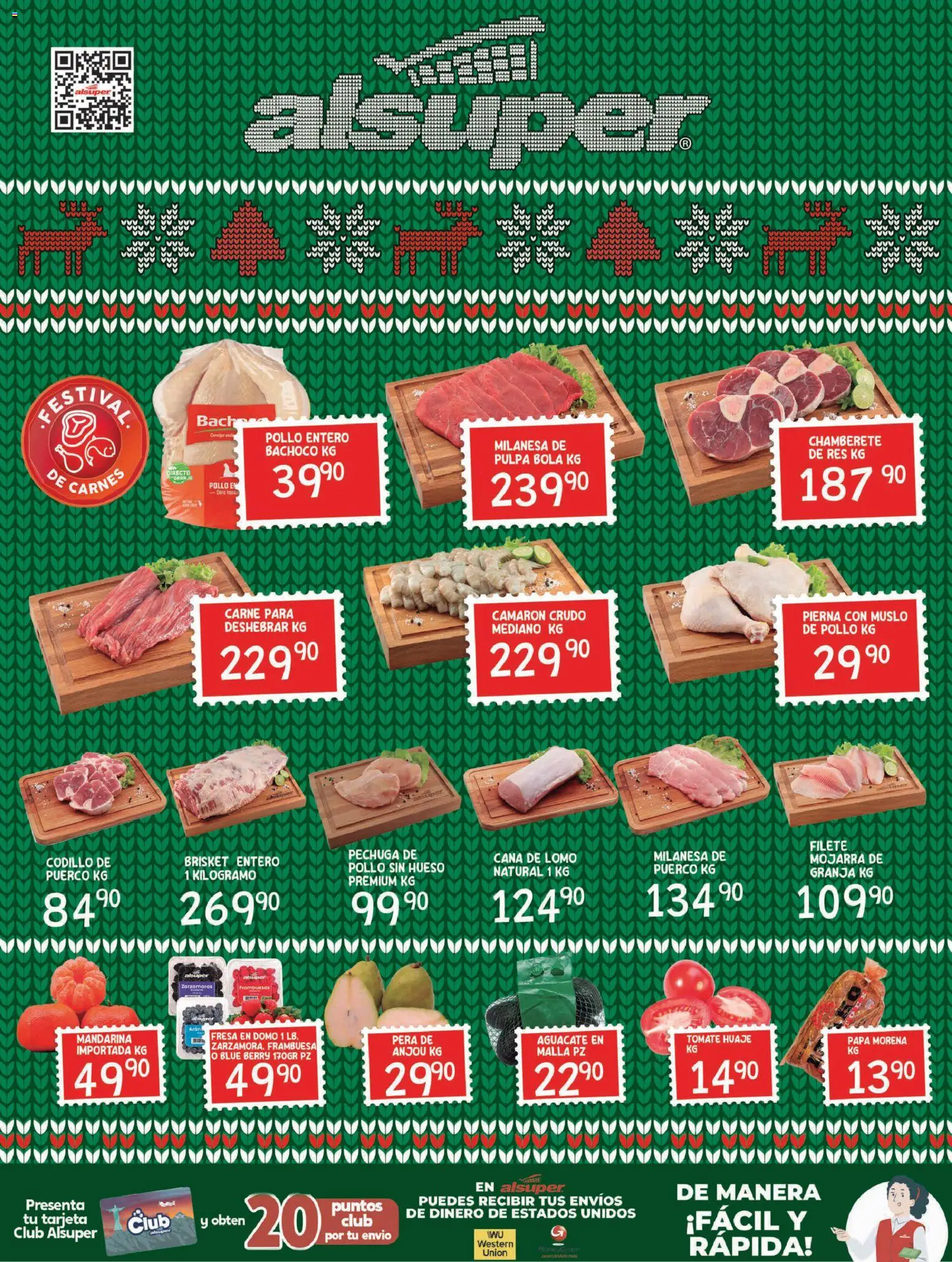 Nuevas ofertas de Alsuper válidas en toda la República Mexicana desde el 16.12.2025. ¡Encuentra las mejores ofertas en Alsuper folleto Laguna! | Página: 8 | Productos: Pollo, Papa, Tomate, Malla