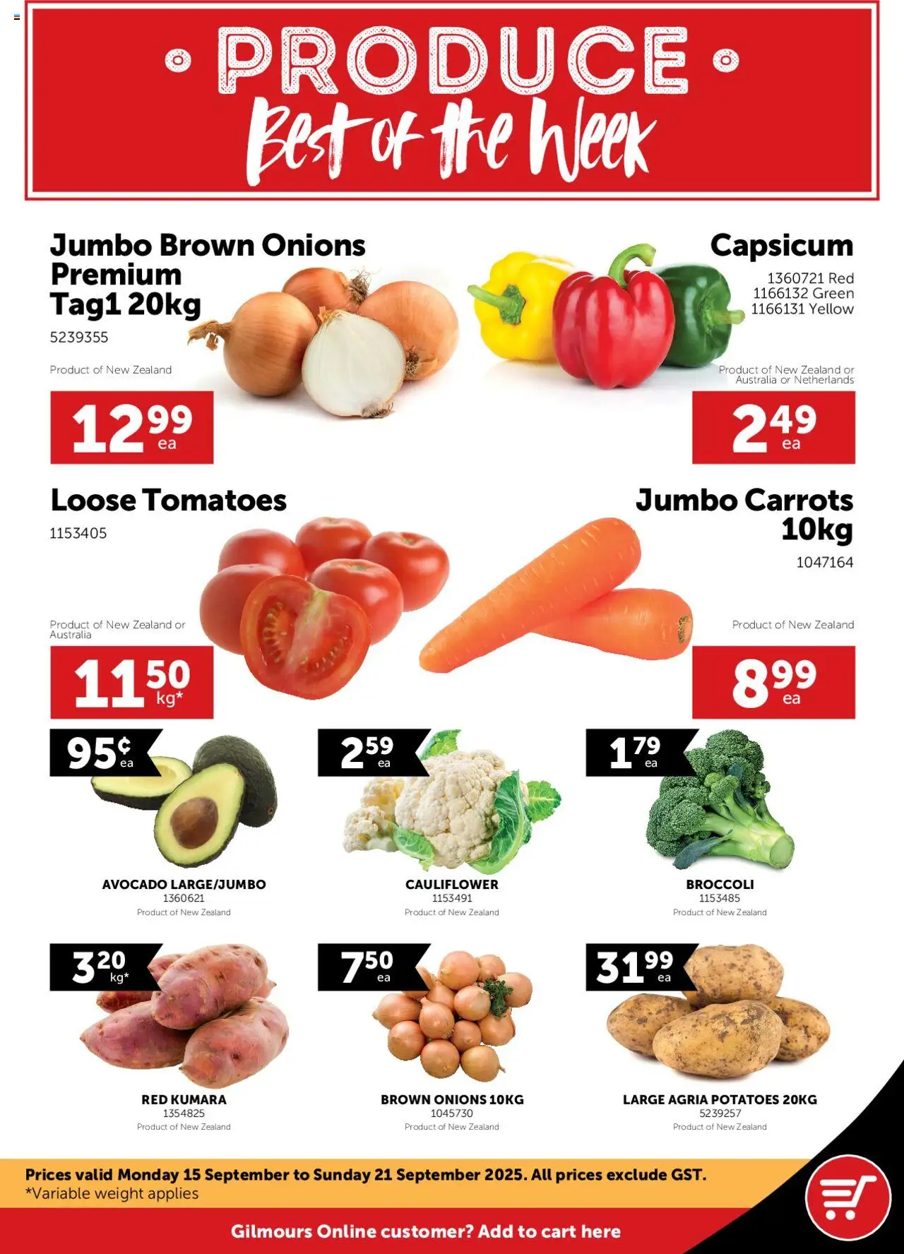 Gilmours catalogue from 15.09.2025 | Page: 1