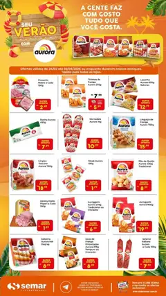 Semar Supermercado - Ofertas Aurora - Pré-Visualização do folheto da loja Semar Supermercado, válido de 24.02.2026