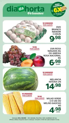Supermercado Guanabara - Ofertas da semana - Pré-Visualização do folheto da loja Supermercado Guanabara, válido de 03.02.2026