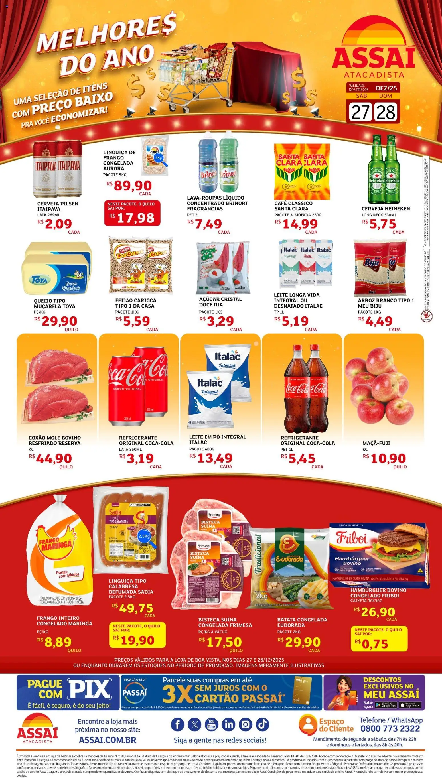 Assaí Atacadista Folheto - válido de 27.12.2025 | Página: 1