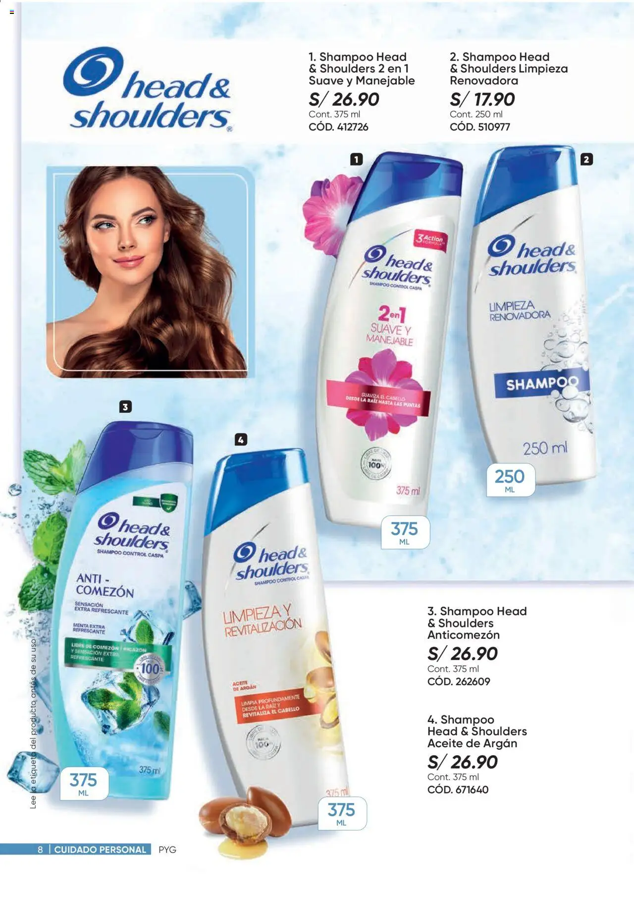 Catálogo Azzorti válido desde 28.07.2025 | Página: 8 | Productos: Shampoo, Aceite