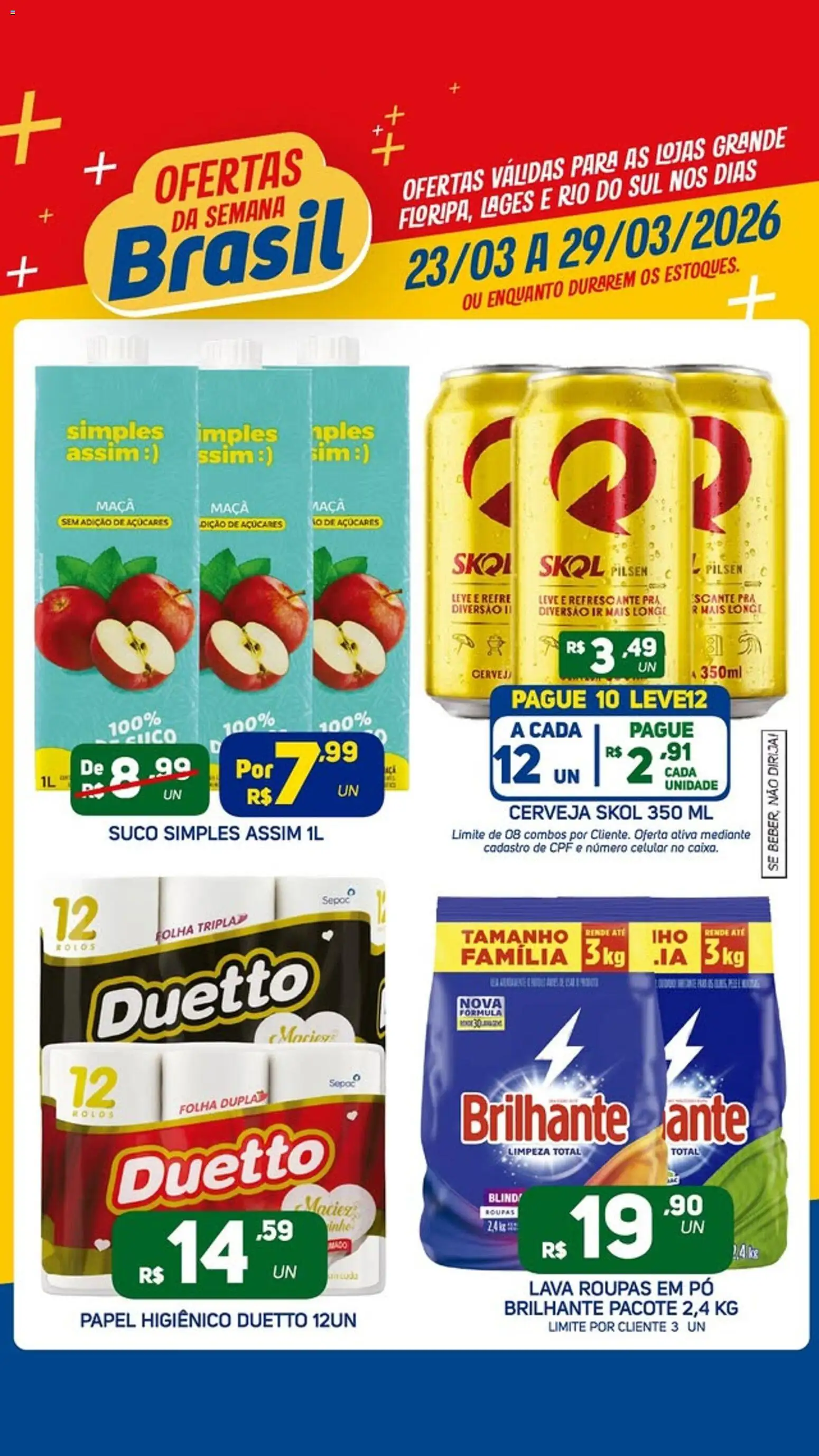 Brasil Atacadista Folheto - válido de 23.03.2026 | Página: 5 | Produtos: Celular, Cerveja, Roupas, Papel higiênico