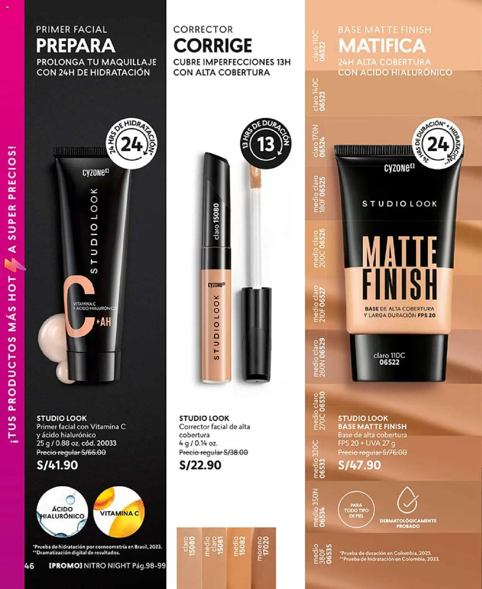Catálogo CyZone válido desde 25.04.2026 | Página: 46 | Productos: Maquillaje, Corrector