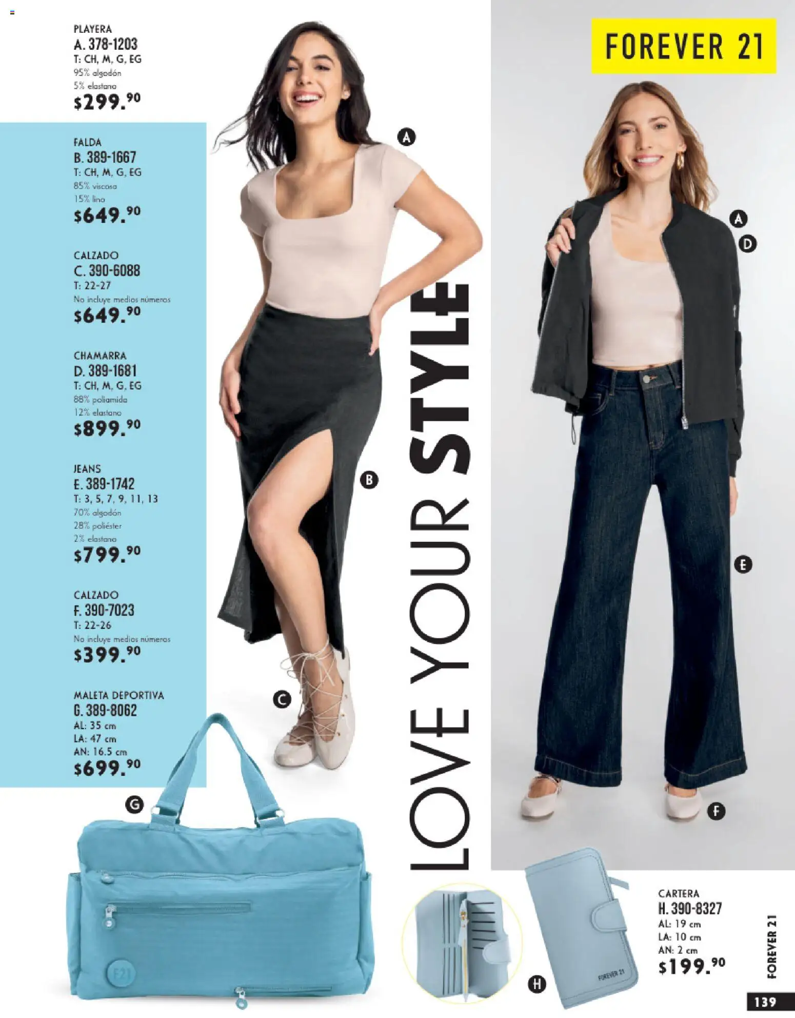 Nuevas ofertas de Andrea válidas en toda la República Mexicana desde el 25.01.2026. ¡Encuentra las mejores ofertas en Andrea catálogo Vestir! | Página: 139 | Productos: Maleta, Algodón, Playera, Falda