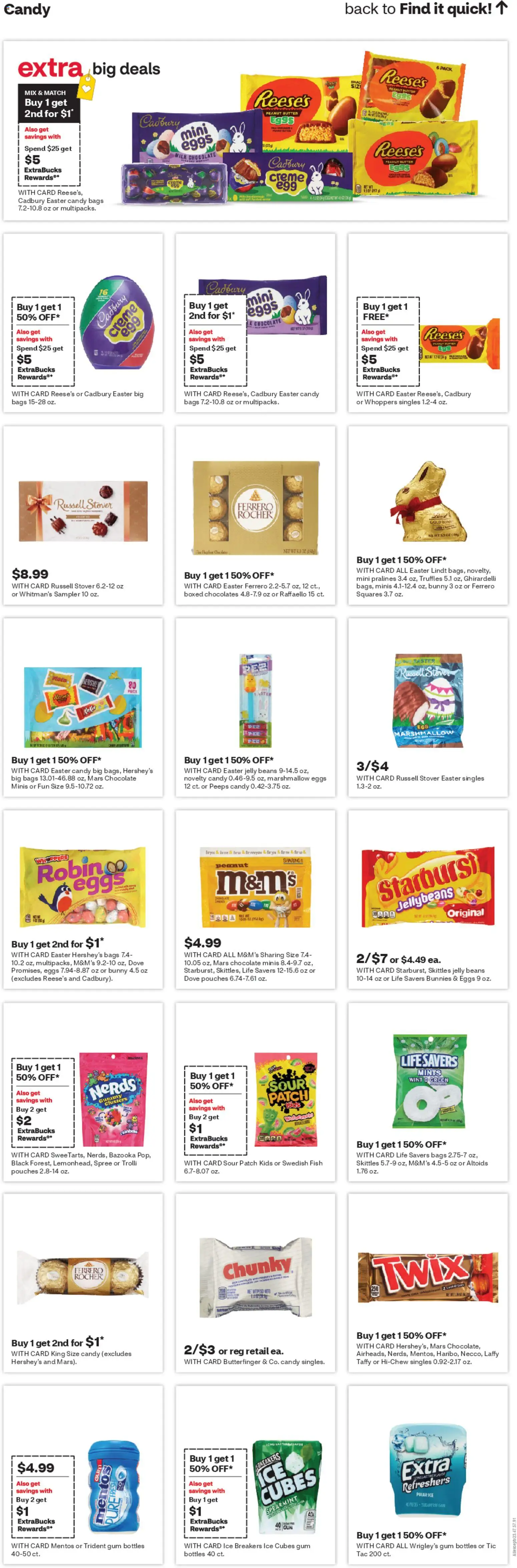 CVS Pharmacy Weekly Ad - NY - valid from 08.03.2026 | Page: 16 | Products: Butter, Eggs, Chocolate, Fish
