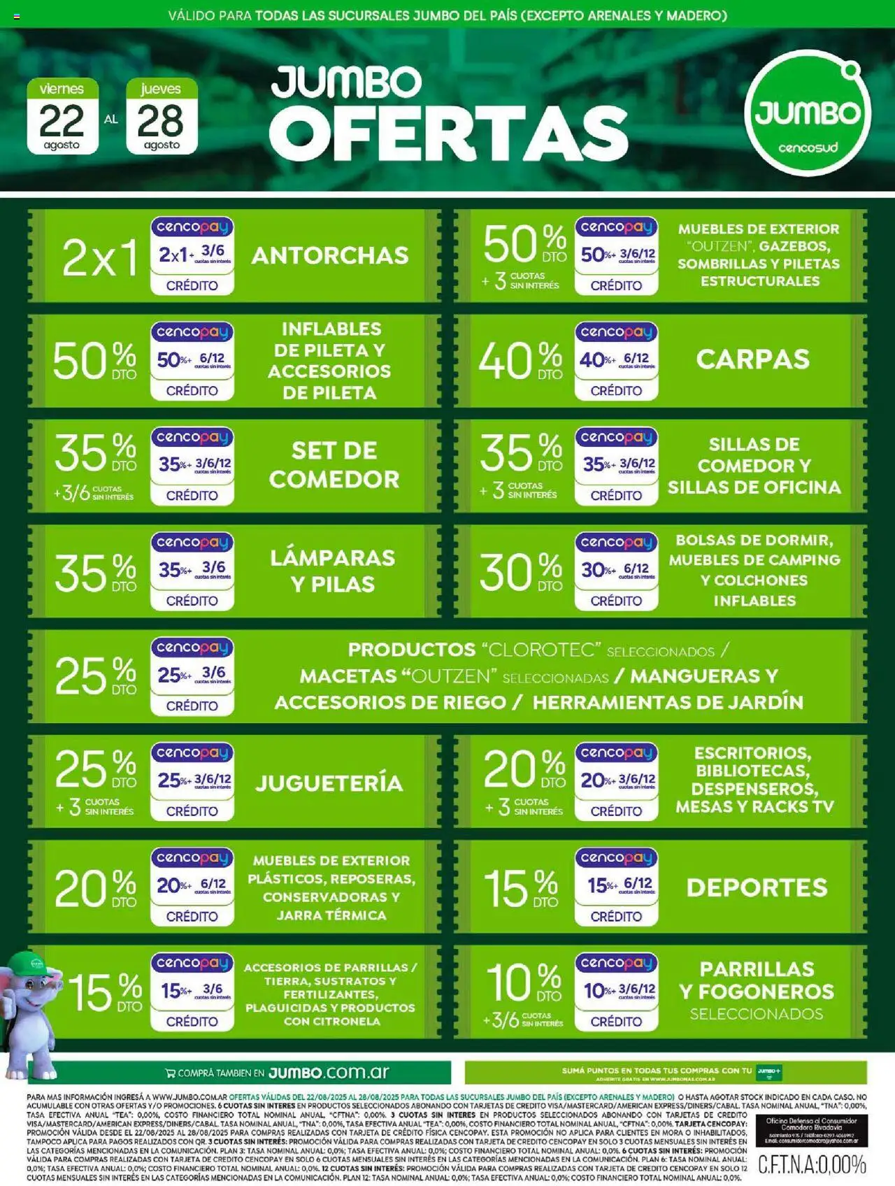 Jumbo - Oferta | Textil │ válido desde el 22.08.2025 | Página: 2 | Productos: Pilas, Jarra, Pileta, Térmica