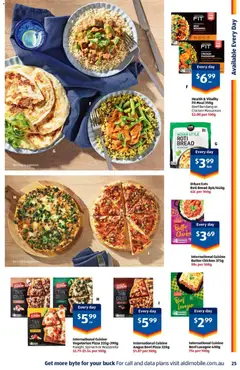 Preview of Catalogue Aldi - valid from 12.11.2025 | Page: 25 | Products: Bread, Pizza, Beef, Spinach