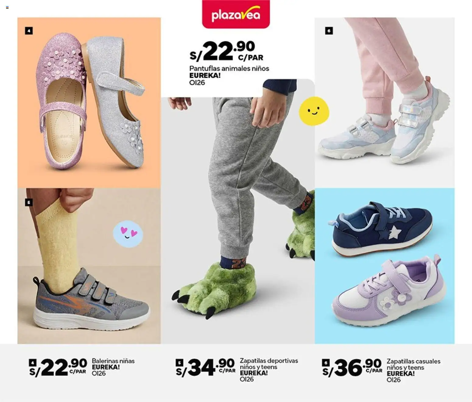 Catálogo Plaza Vea válido desde 23.03.2026 | Página: 11 | Productos: Zapatillas, Pantuflas