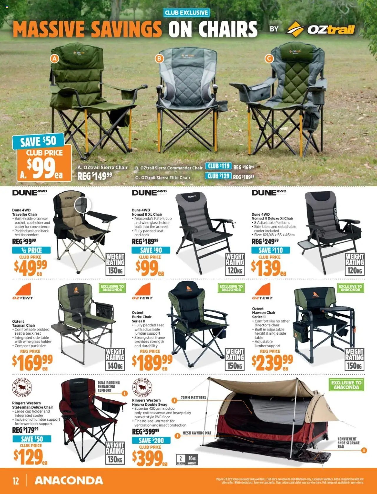 Anaconda catalogue - valid from 11.08.2025 | Page: 12 | Products: Bucket, Wine, Weight, Mattress