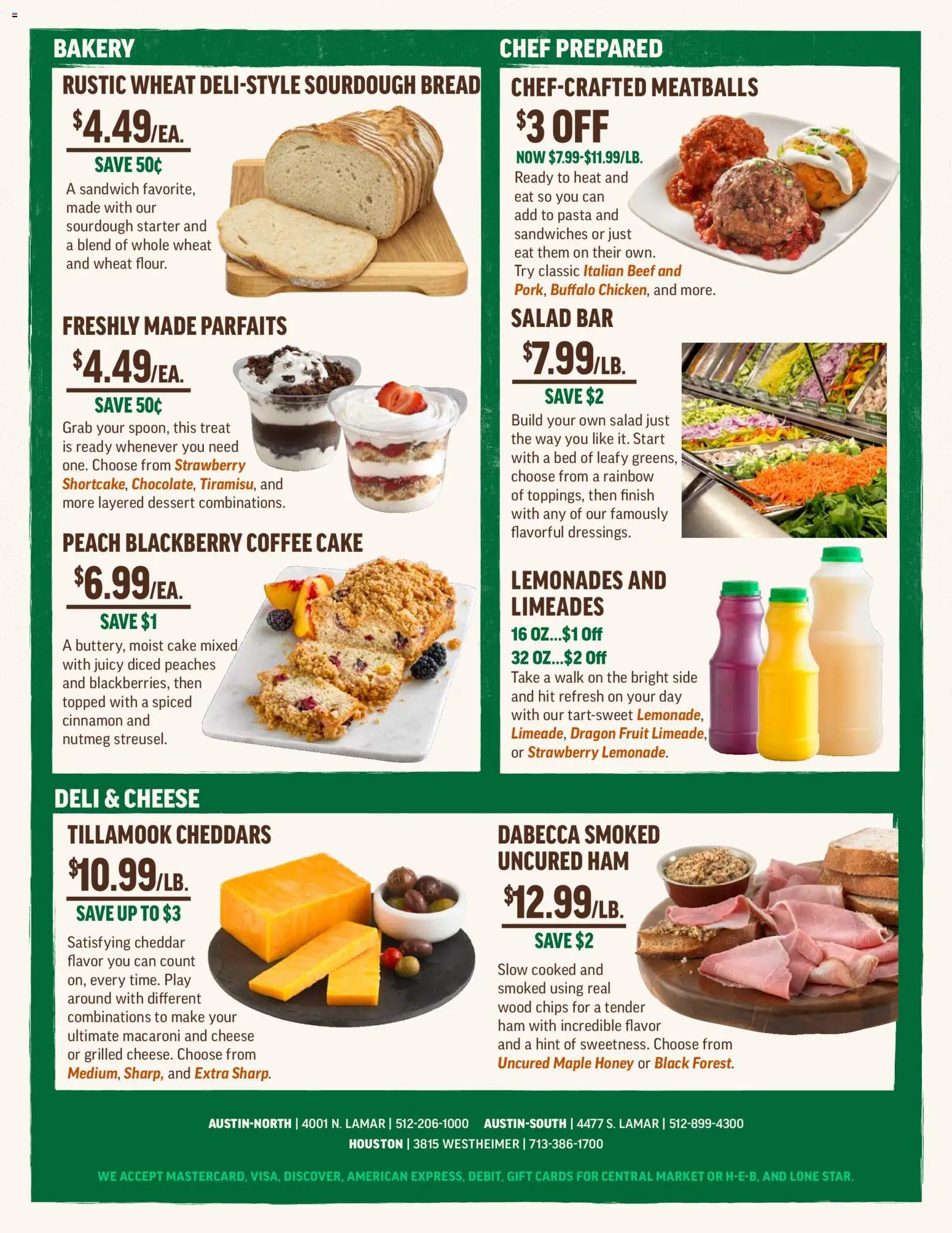Central Market Weekly Ad - valid from 25.02.2026 | Page: 6 | Products: Bed, Beef, Pasta, Salad