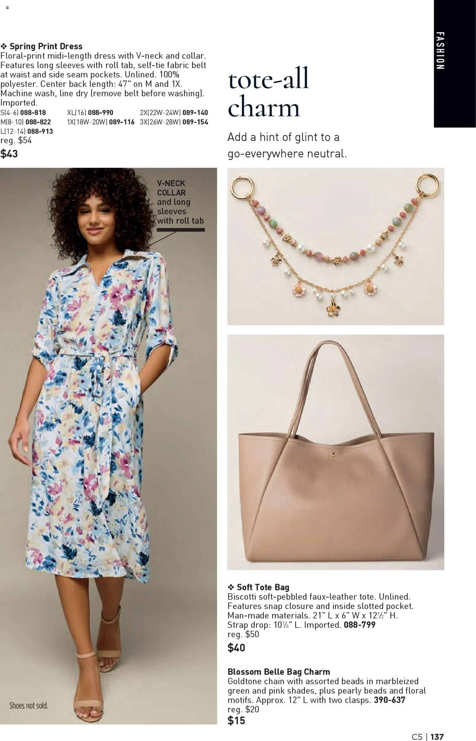 Avon Brochure - valid from 25.02.2026 | Page: 137 | Products: Belt, Dress, Bag