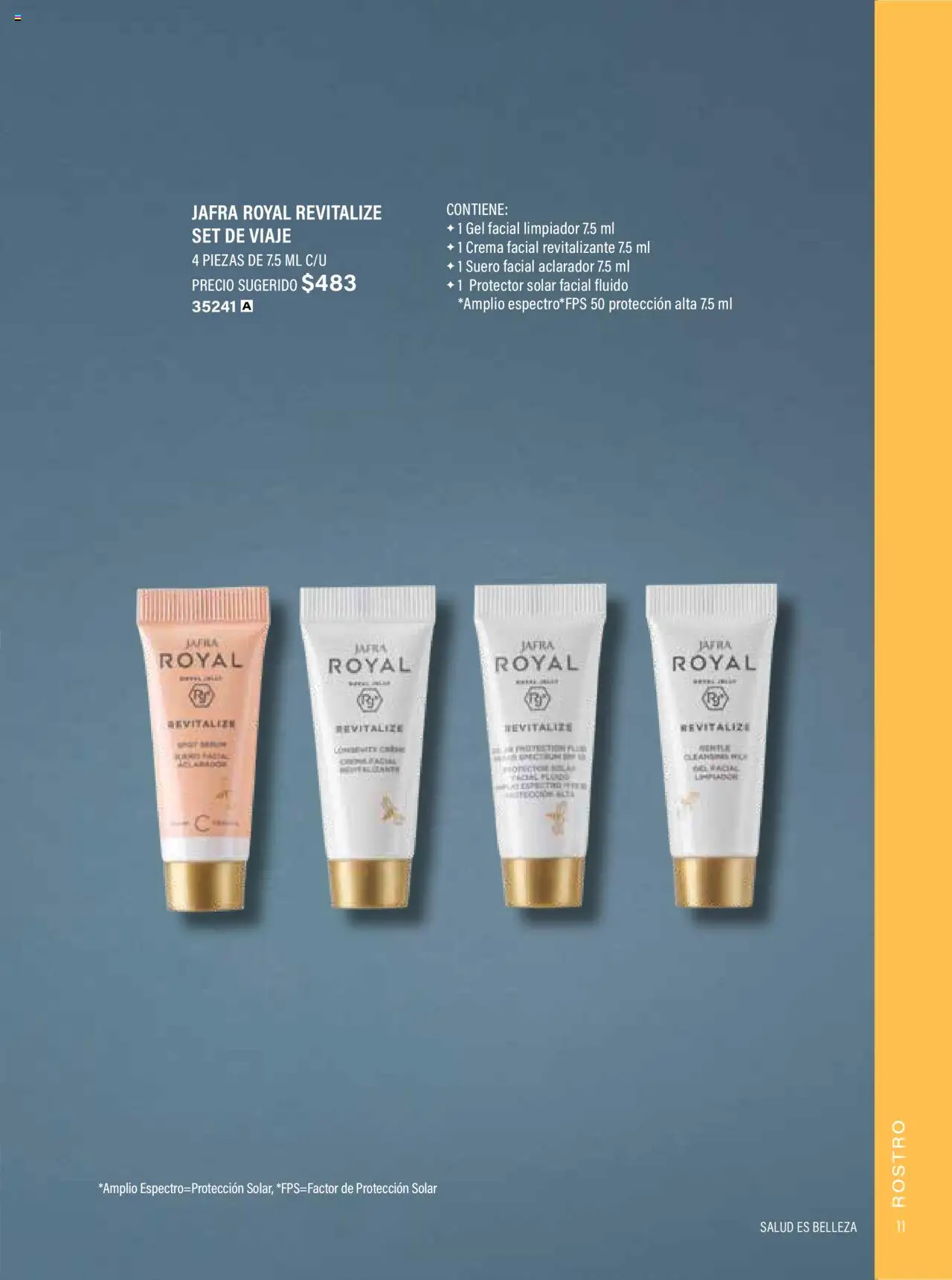 Nuevas ofertas de JAFRA válidas en toda la República Mexicana desde el 01.05.2025. ¡Encuentra las mejores ofertas en JAFRA Catálogo Organizador de Ventas! | Página: 11 | Productos: Crema, Limpiador, Protector solar